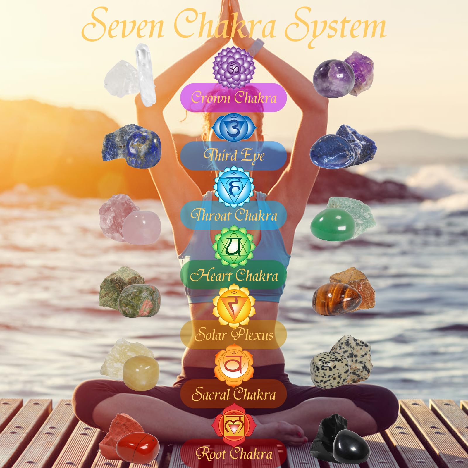 Pukamam Crystal Advent Calendar 2025 Adult Rock Healing Gemstone 24 Days Christmas Countdown calendar - Medaid International