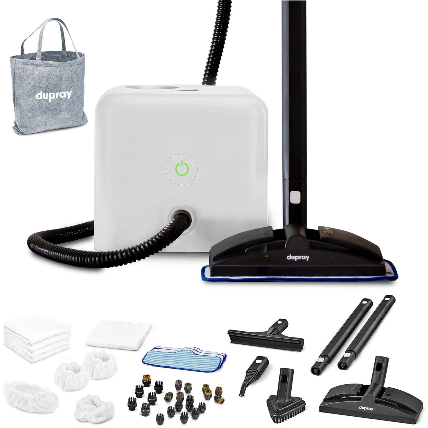 Dupray Neat Steam Cleaner Powerful Multipurpose Portable Steamer for Floors, Cars, Tiles Grout Cleaning Chemical Free Disinfection Kills 99.99%* of Bacteria and Viruses [US Stock - might require adaptor] - Medaid International