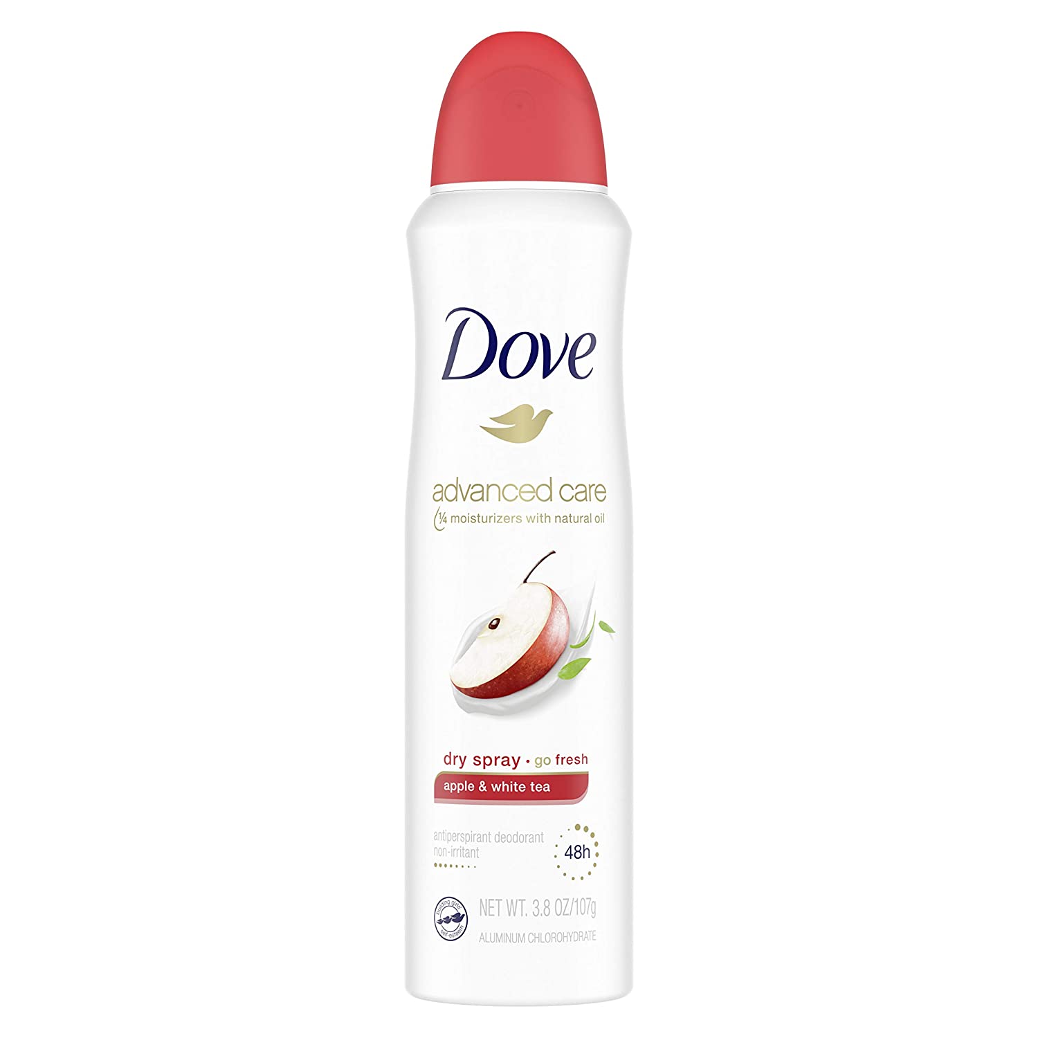 Dove For Women Antiperspirant Apple&White Tea Deodorant Spray 250ML - Medaid - Lebanon