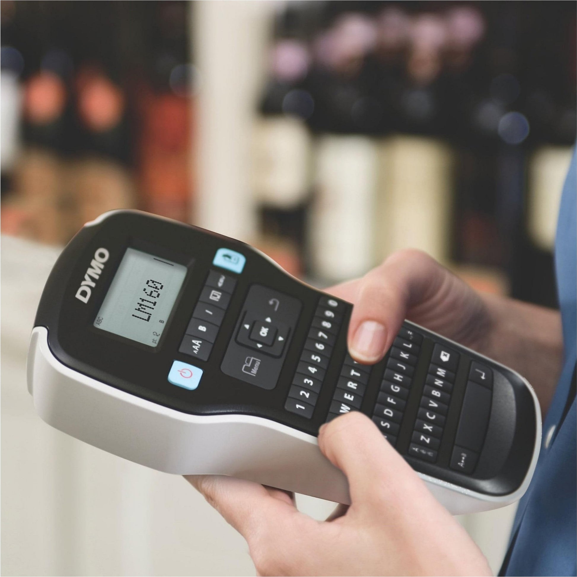 DYMO LabelManager 160 Portable Labelling Device, Labelling Device with QWERTZ Keyboard and Easy Text Editing, for D1 Labels in 6, 9 and 12 mm Widths - Medaid International