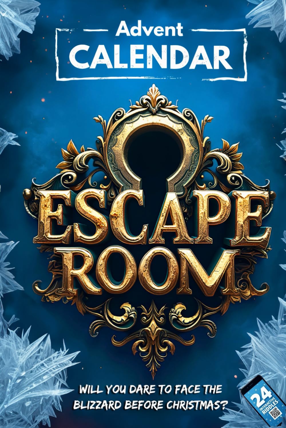 Escape Room Advent Calendar 2.0 for Adults: Experience a Captivating Adventure with 24 Games, Puzzles, and Riddles to Solve Before Christmas (Book + App) - Medaid International