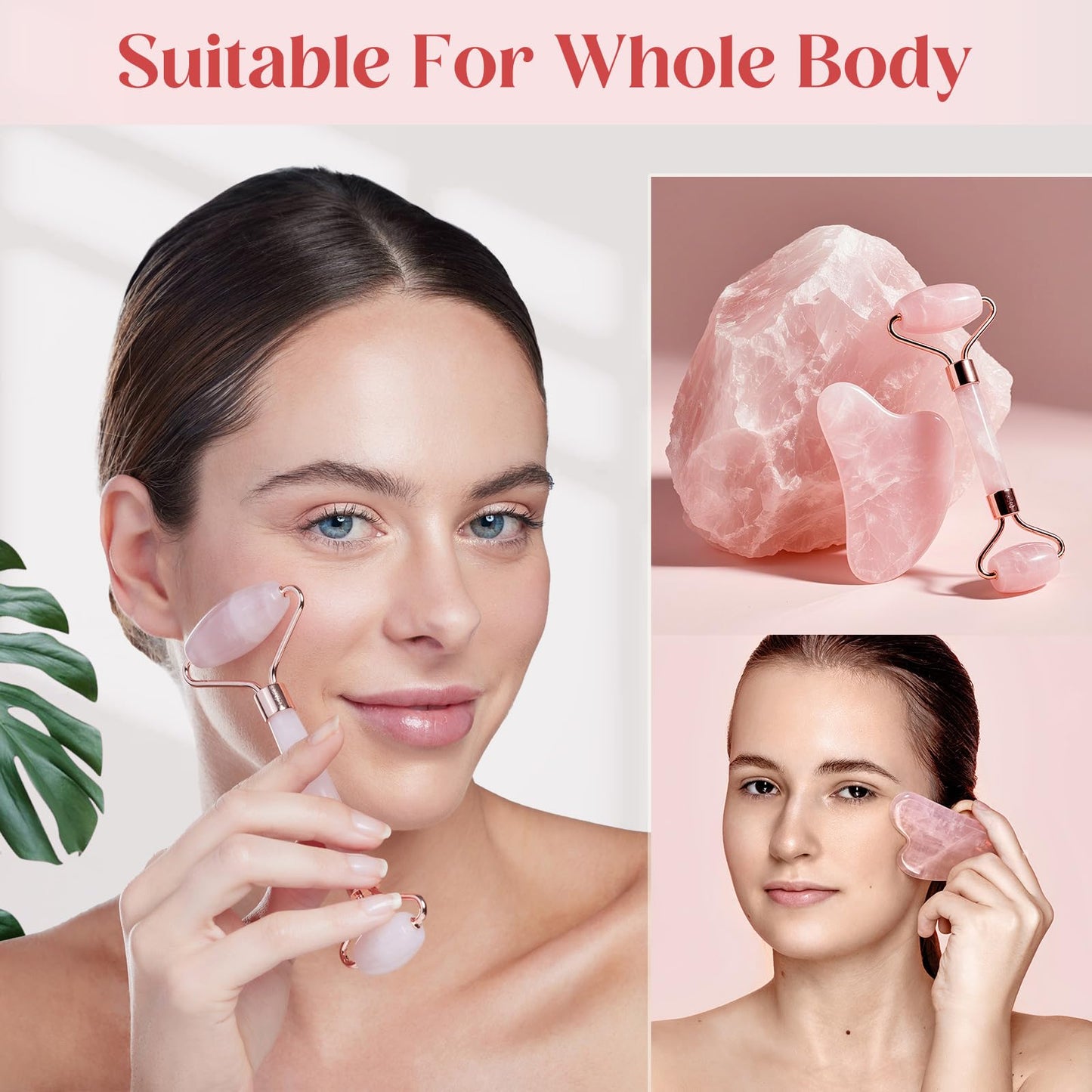 Bofuoos Christmas Gifts for Women - Stocking Stuffers for Women, Luxurious Self Care Relaxation, White Elephant, Birthday, Valentines Day Gift Ideas for Her, Wife, Mom, Unique Pink Beauty Gift Set - Medaid International