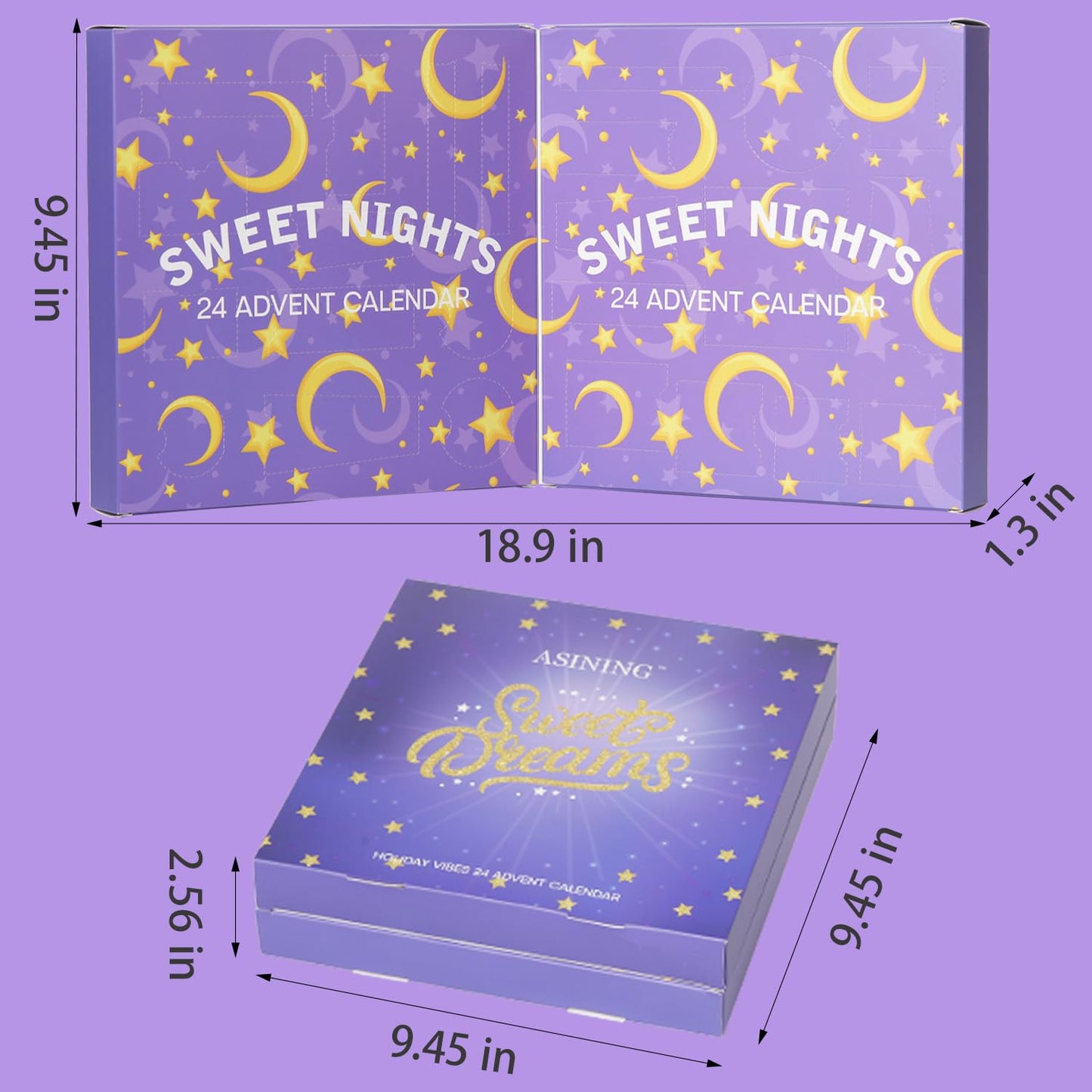 Beauty Advent Calendar 24 Days of Holiday Advent Calendar for Women, Mom, Wife, Her Holiday Gift,Pamper Kit- Unique Lavender Spa Gifts Basket Set Self-Care Spa Set – Body Care Skin Care - Medaid International