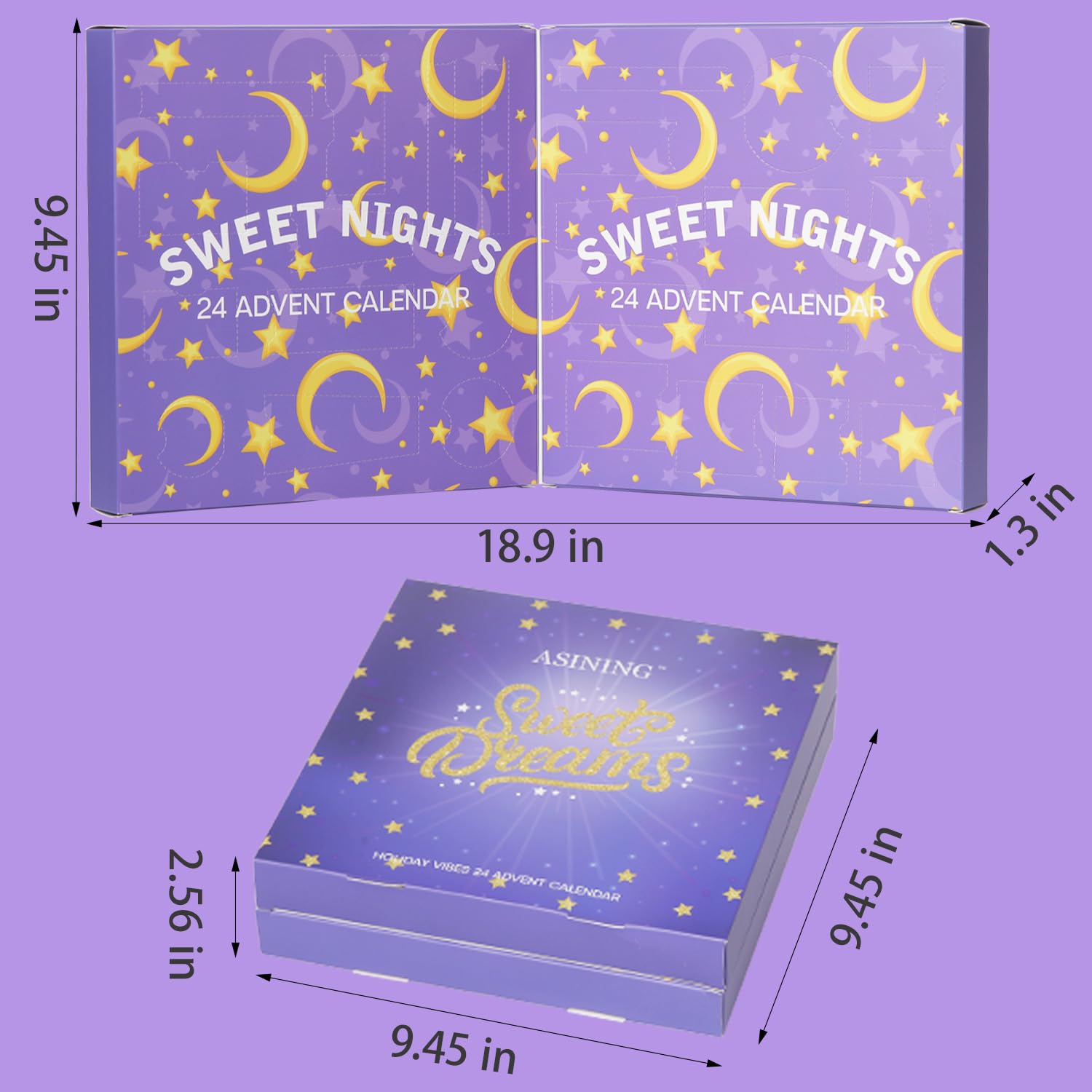 Beauty Advent Calendar 24 Days of Holiday Advent Calendar for Women, Mom, Wife, Her Holiday Gift,Pamper Kit- Unique Lavender Spa Gifts Basket Set Self-Care Spa Set – Body Care Skin Care - Medaid International