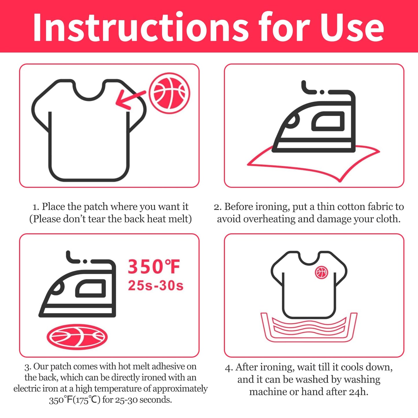 17pcs Positive Affirmations Iron On Patches Embroidered Boho Iron on/Sew on Patch for Clothes, Hats, Jeans, Dress, Backpacks, Etc - Medaid International