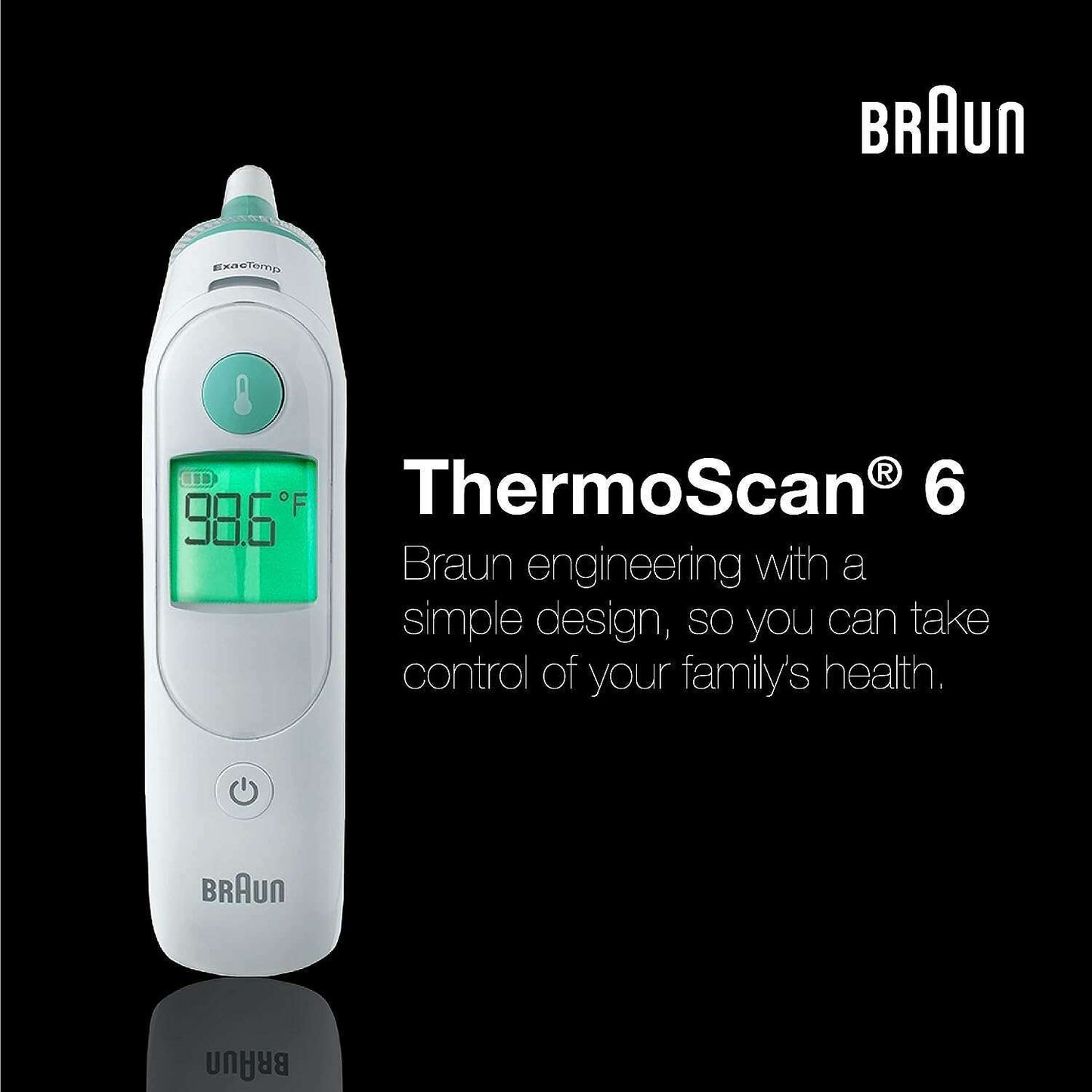 ThermoScan 6-   Digital Ear Thermometer for Adults, Babies, and Kids - Medaid International