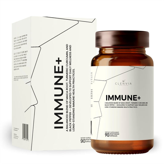 Immune Support Supplement – Advanced Herbal Blend with Turmeric, Maca Root & Black Pepper – Daily Wellness Formula – 90 Vegan Capsules – Made in USA - Medaid International