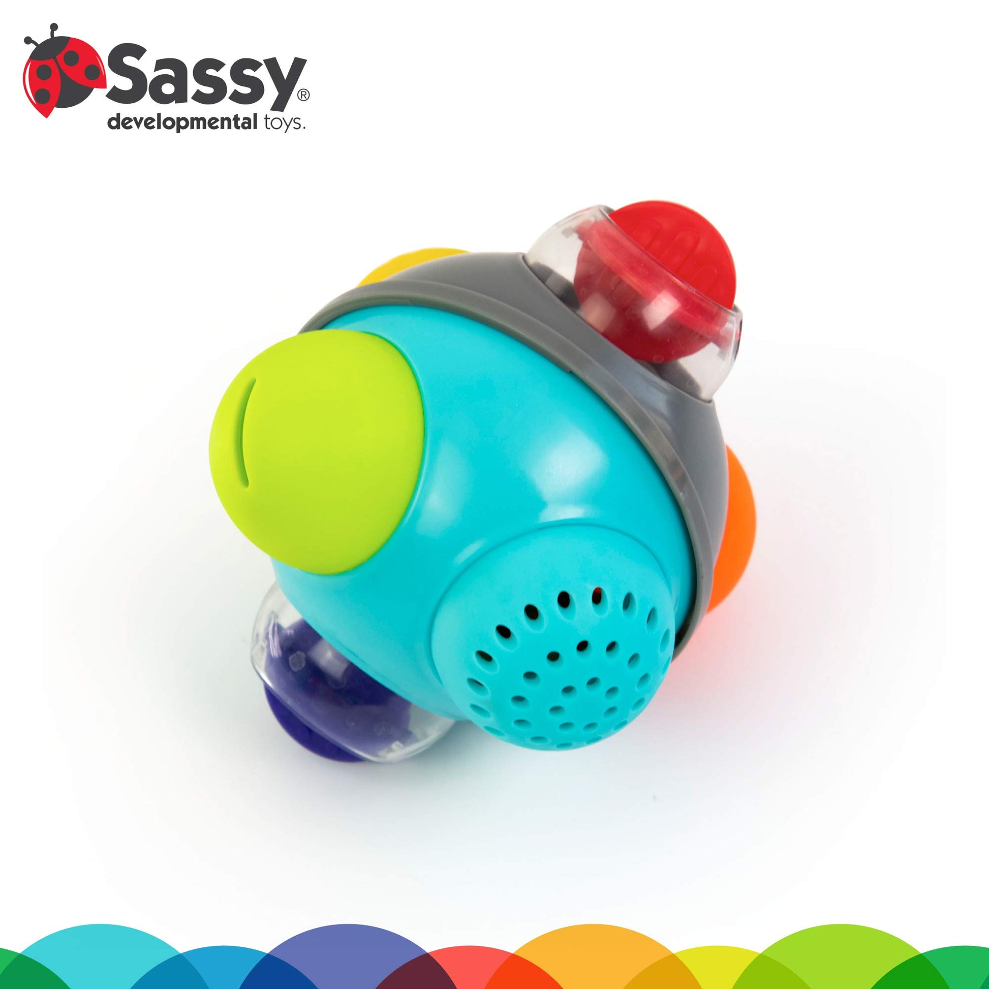 Sassy Rain Shower Bath Ball STEM Bath Toy, 6+ Months - Medaid International