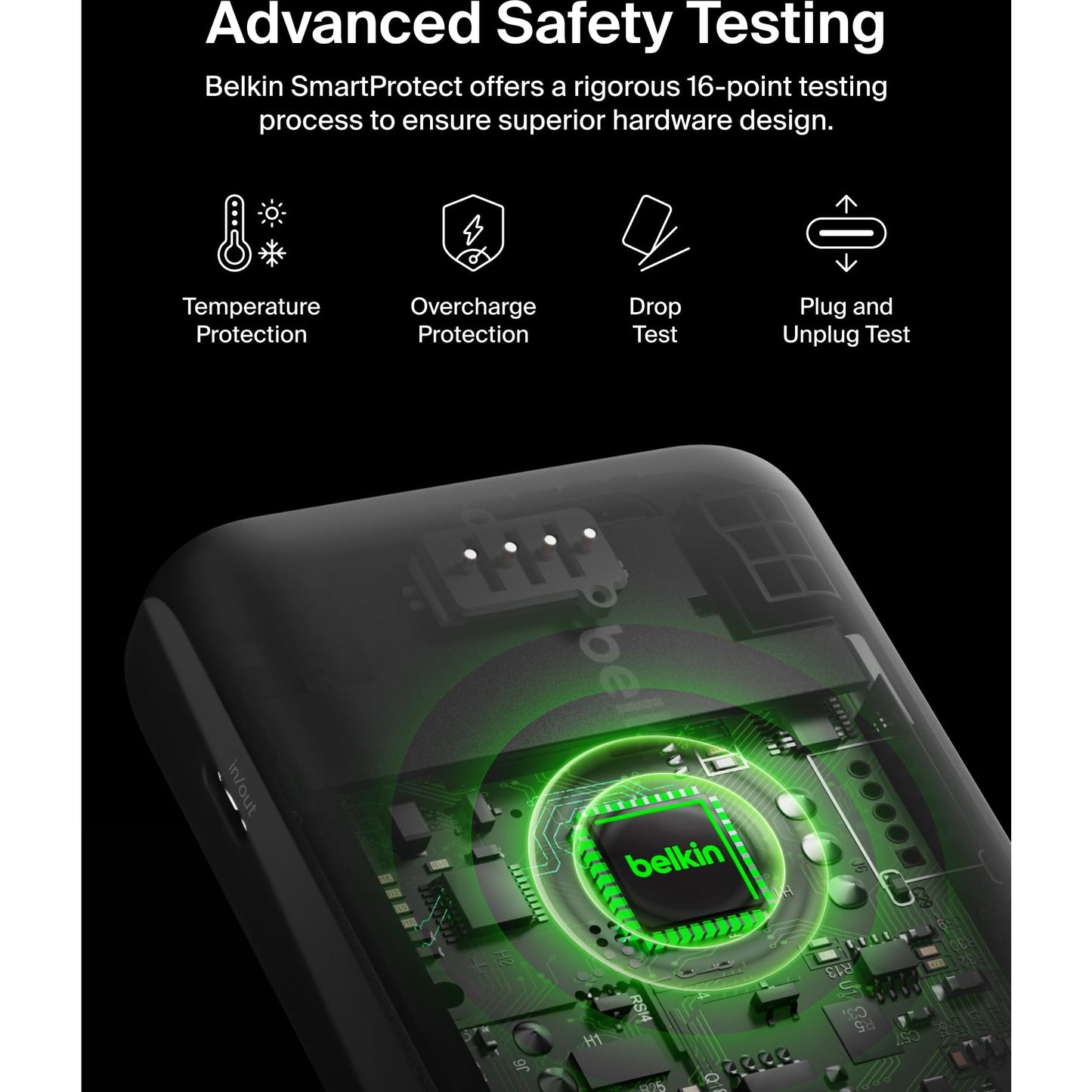 Belkin Portable Charger, USB C Power Bank 20000 mAh w/ 2 USB-A Ports, 15W w/ Type-A to Type-C Cable - iPhone 17, Air, Pro, Pro Max, AirPods, Samsung Galaxy S25, S24, Google Pixel 10, iPad, etc. - Blue - Medaid International