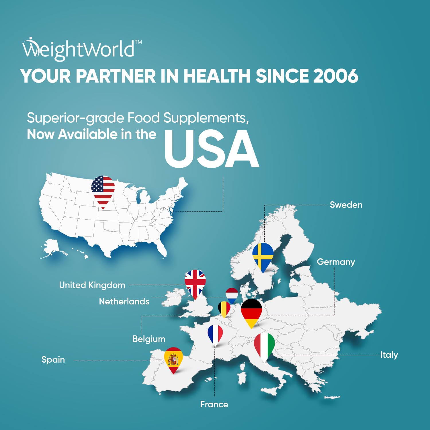 WeightWorld Bio Cultures Complex - Probiotic for Women & Men - Third-Party Lab Tested - 120 Vegan Capsules (2 Months Supply) - 60 Billion CFU with 20 Probiotic Strains - Vegan, Non-GMO & Gluten-Free - Medaid International