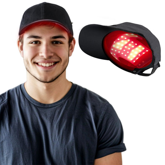 Laser Cap,Red Light Therapy for Hair Growth,Hair Loss Treatments Hat for Men & Women, with Built-in Battery & Controller - Medaid International