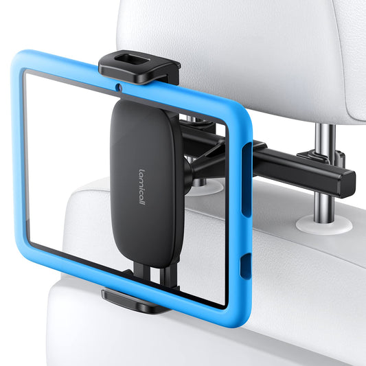 Lamicall Car Tablet Mount, Headrest Tablet Holder - Car Back Seat Travel Stand for Kids, Compatible with iPad Pro Air Mini, Galaxy Tab, Fire HD, 4.7-13" Cell Phone, Tablets and Devices - Medaid International