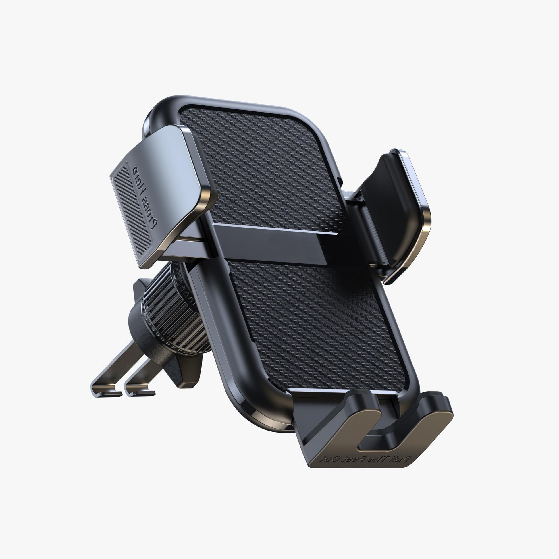 Car Phone Mount Holder, Universal Dashboard Cell Phone Stand, Black - Medaid International