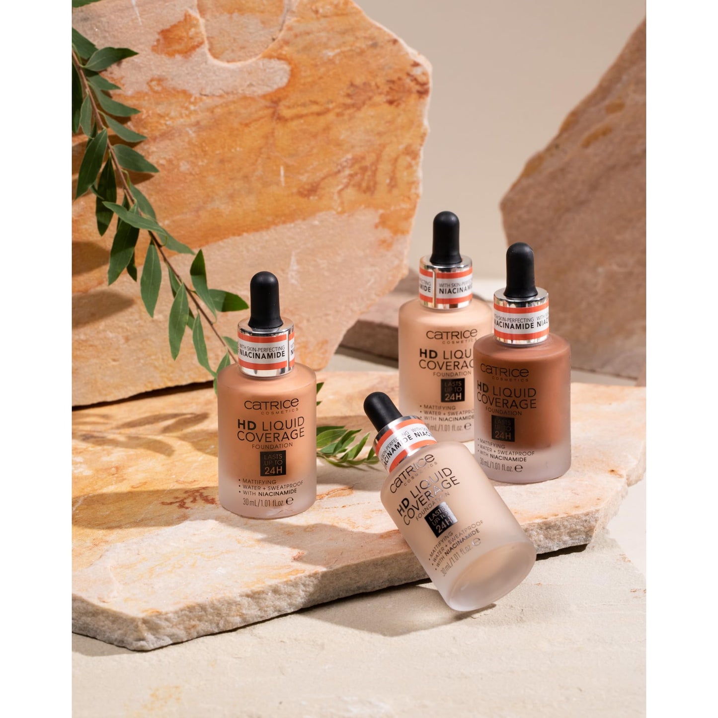 Catrice | HD Liquid Coverage Foundation | High & Natural Coverage | Vegan & Cruelty Free (010 | Light Beige) - Medaid International