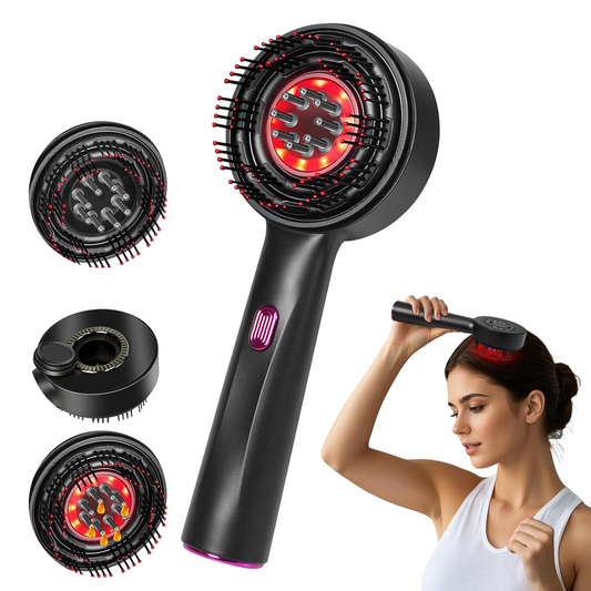 Laser Therapy Hair Growth Comb ‚Äì Electric Scalp Massager & Hair Oil Applicator Waterproof - Medaid International