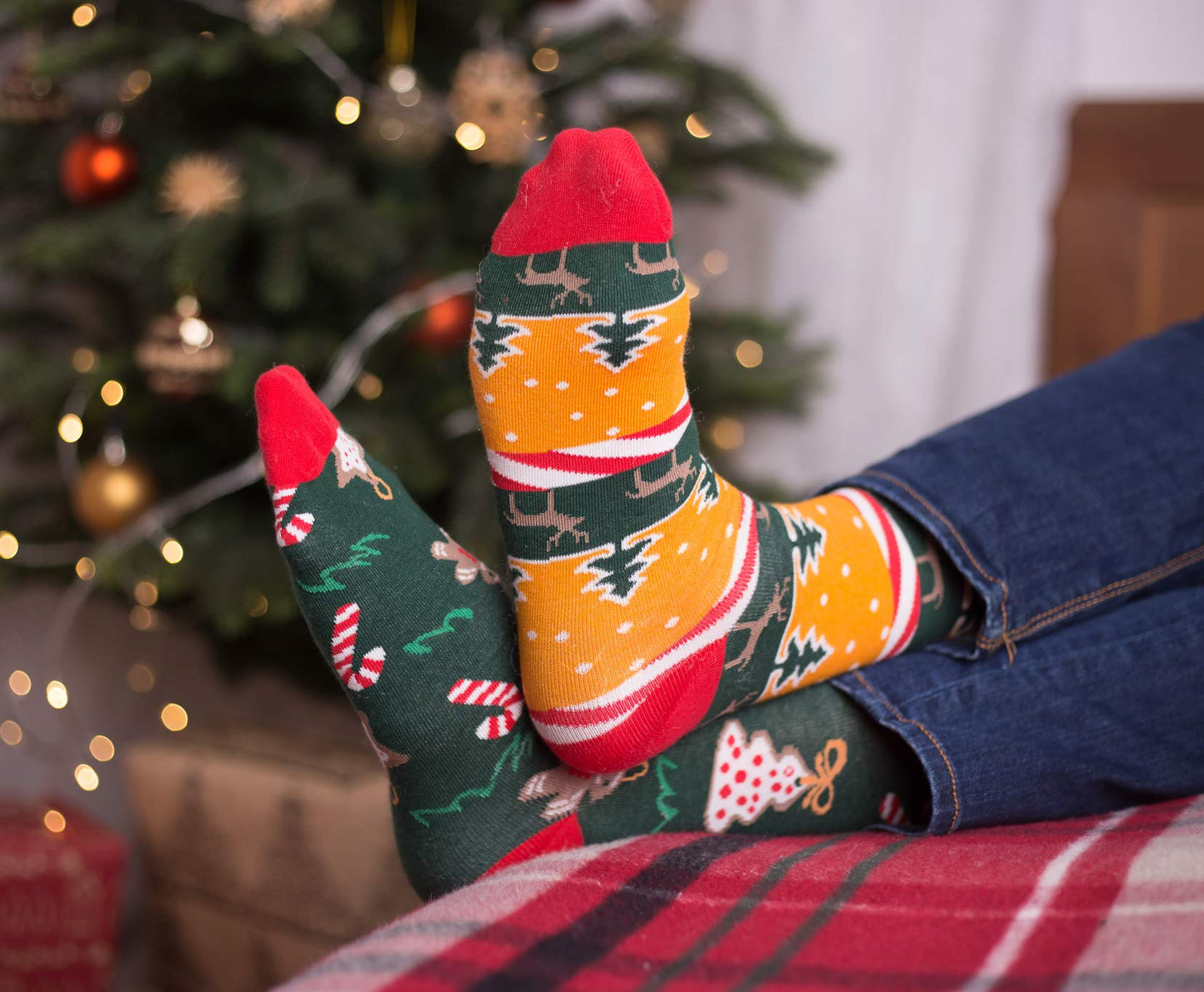 TODO Christmas Socks Women Men Funny Chistmas Gift Socks - Christmas Tree Socks (Xmas Time, 39) - Medaid International