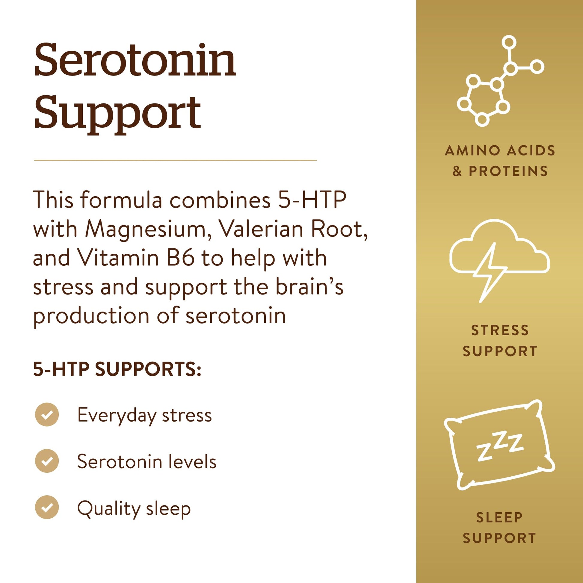 Solgar 5-HTP 100 mg, 90 Vegetable Capsules - Promotes Relaxation - Positive Mood & Stress Support - Non-GMO, Vegan, Gluten Free, Dairy Free, Kosher - 90 Servings - Medaid International