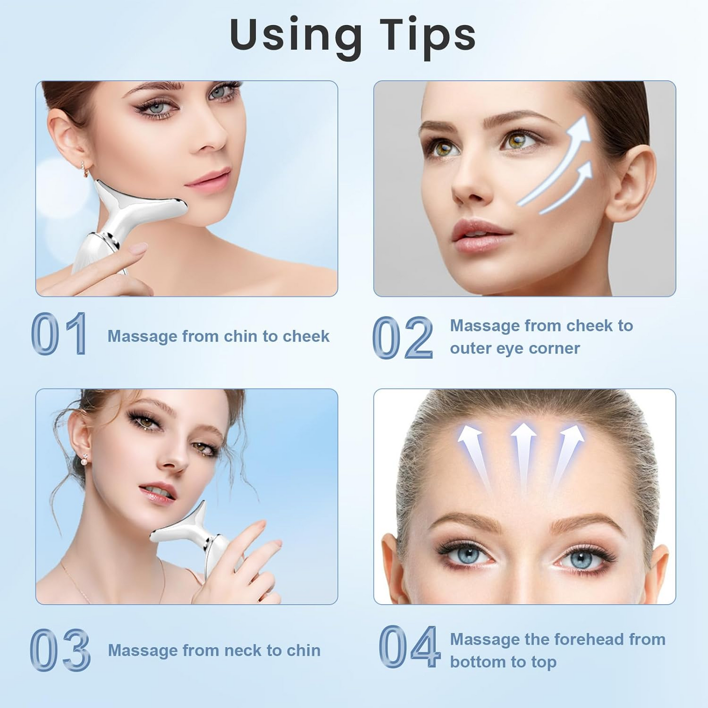 3 in 1 Vibration Face & Neck Massager ‚Äì Triple-Action Anti-Wrinkle Device for Skin Tightening, Lifting & Smoothing - Medaid International