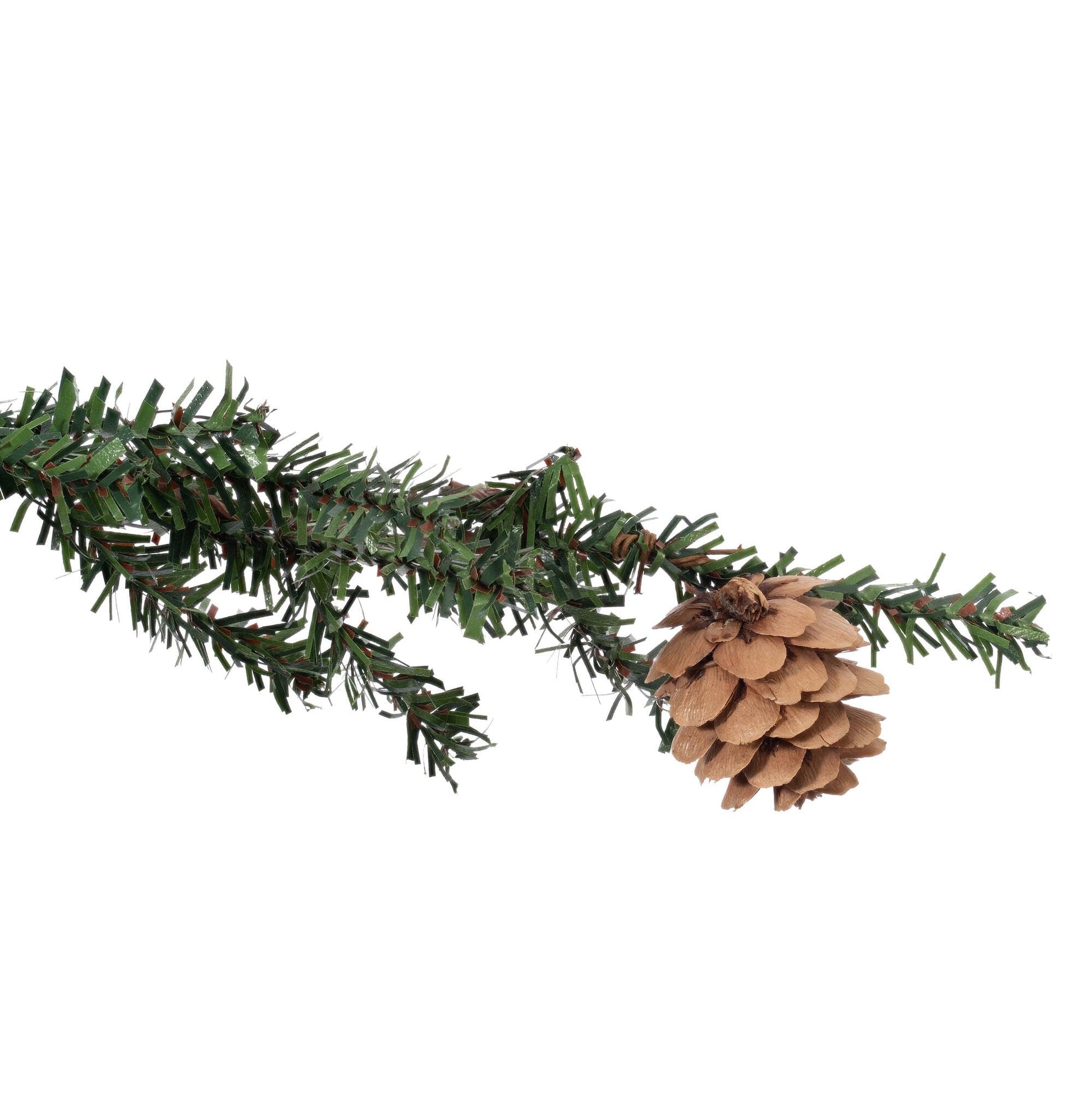 Vickerman 42" Caramel Pine Artificial Christmas Tree Unlit- Featuring 1241 PVC Tips - Pine Cone Accented - Seasonal Indoor Home Decor with Decorative Burlap Base - Medaid International