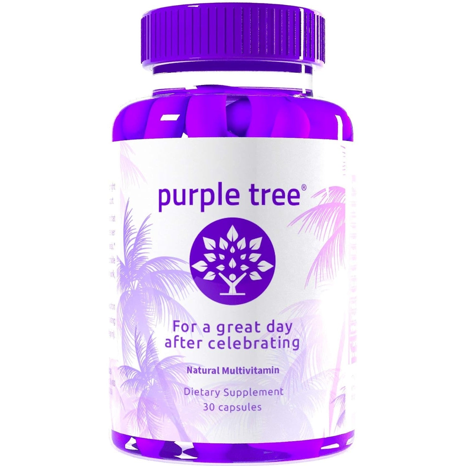 purple tree Post-Celebration Wellness | Liver Support, Body Replenisher, Rapid Hydration | Dihydromyricetin DHM, Milk Thistle, Electrolytes, Vitamin B, Willow Bark, Quercetin (90 Pills) - Medaid - Lebanon