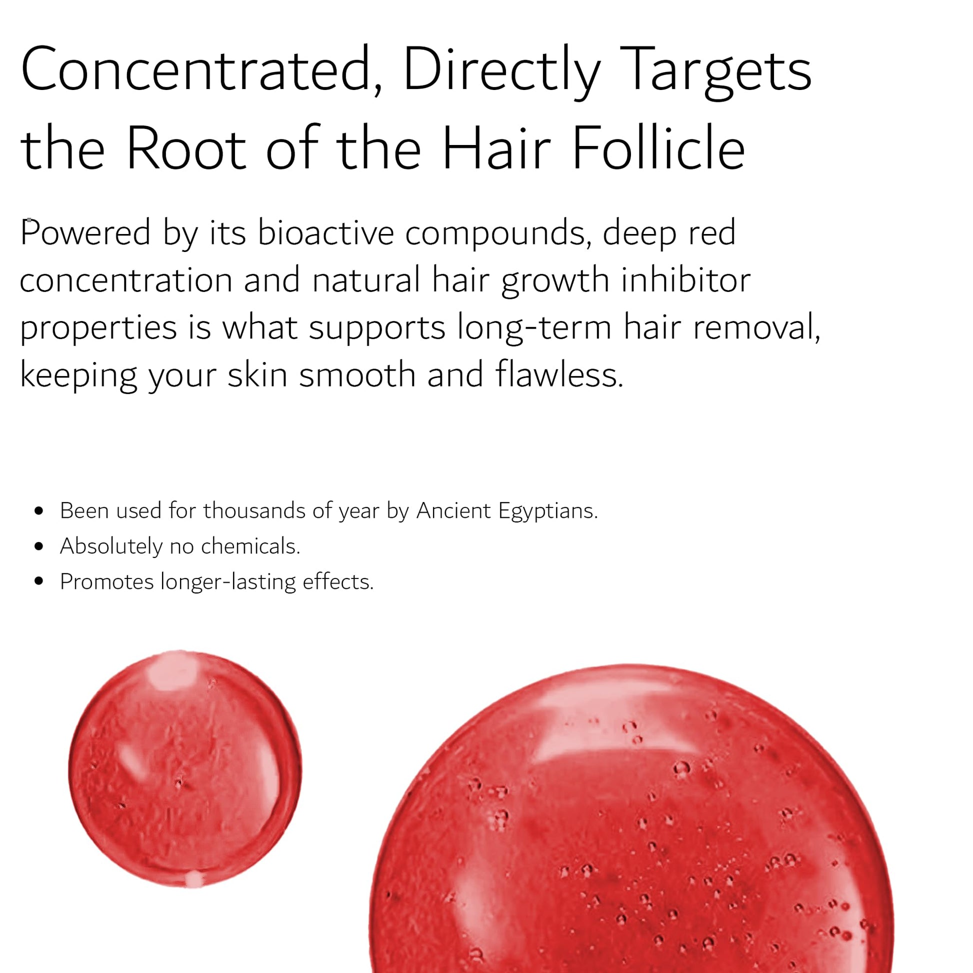 Follica Free Organic Cold-Pressed Red Cyperus Rotundus Oil, Hair Growth Inhibitor, Ingrown Hair Prevention, Laser Hair Removal Alternative, Orange Scented, 1 Oz. Bottle - Medaid International