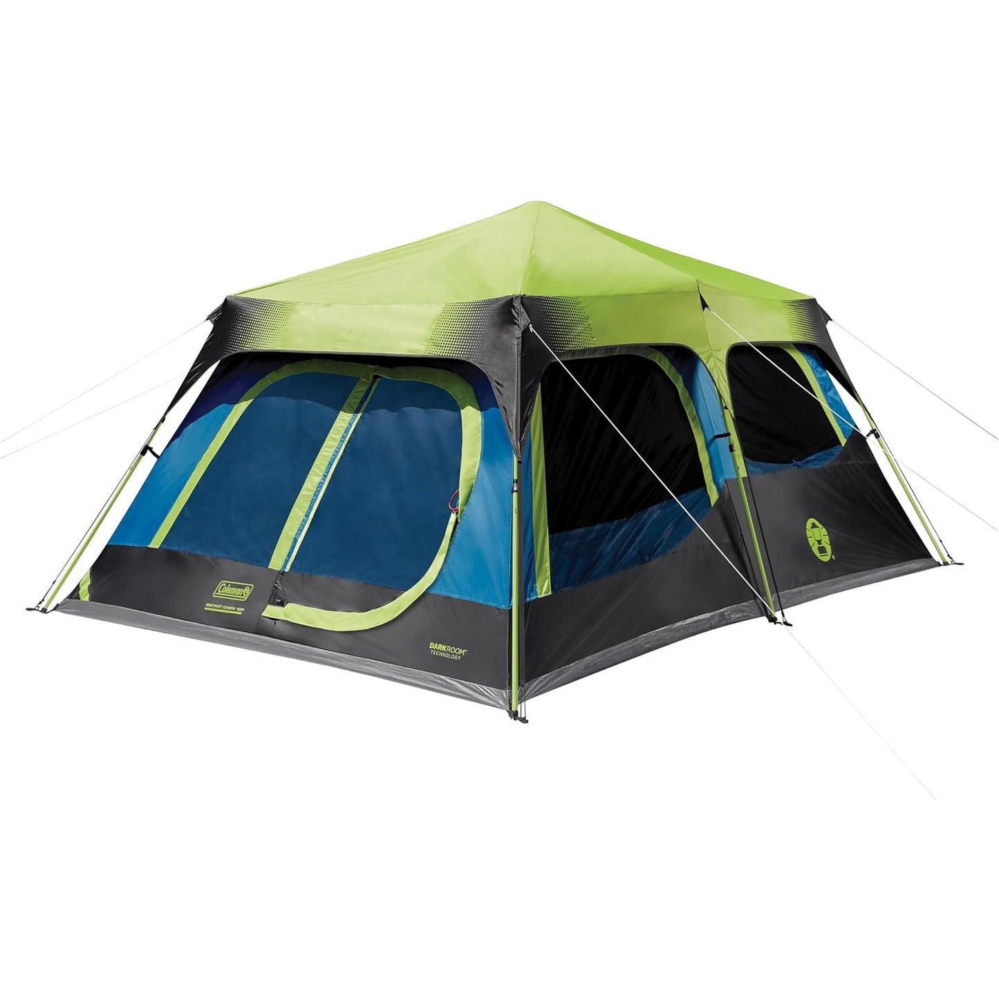 Coleman Instant Cabin Tent with 1-Minute Setup, 4/6/8/10 Person Instant Tent with Weatherproof Floor, Pre-Attached Poles, Air Vent, & Carry Bag - Medaid - Lebanon