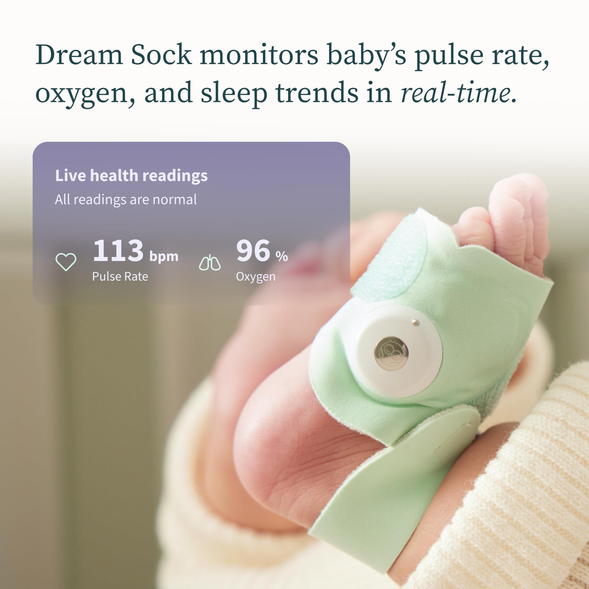 Owlet® Dream Duo Smart Baby Monitor: FDA-Cleared Dream Sock® Plus Owlet Cam 2- Tracks & Notifies for Pulse Rate & Oxygen While Viewing Baby in 1080p HD WiFi Video - Medaid International