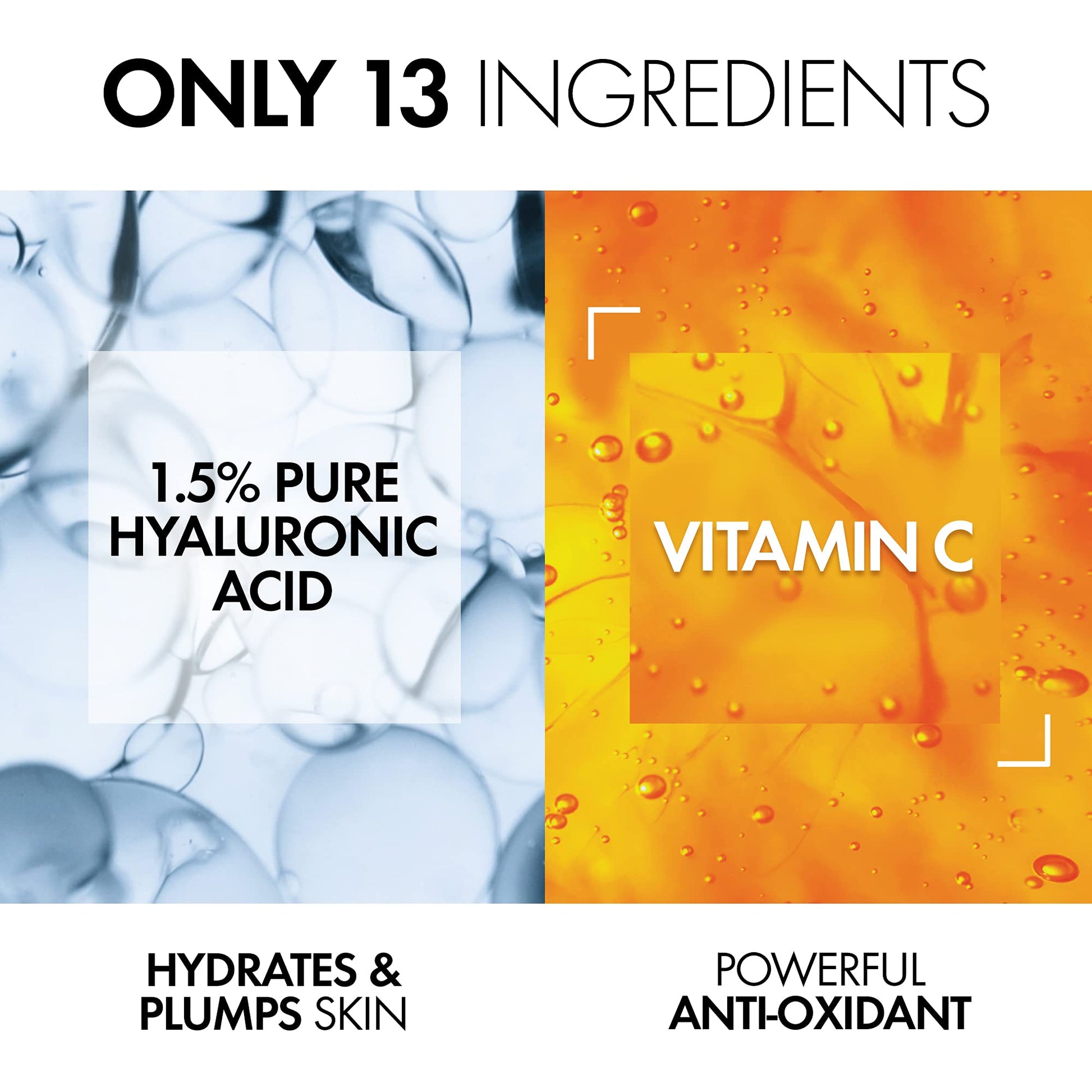 Vichy LiftActiv H.A. Wrinkle Corrector, Hyaluronic Acid Serum For Face, 1.5% Hyaluronic Acid + Vitamin C, Hydrating Serum, Plumping & Firming, Anti Aging Serum For Wrinkles & Fine Lines - Medaid International