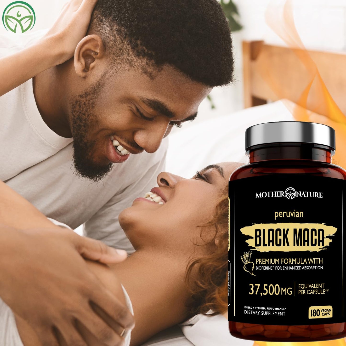 Black Maca Root 50:1 Extract 37,500mg – 180 Capsules Organic Peruvian Maca Peruana Supplement for Men | High Potency Energy, Mood & Performance Support | Vegan, Non-GMO - Medaid International