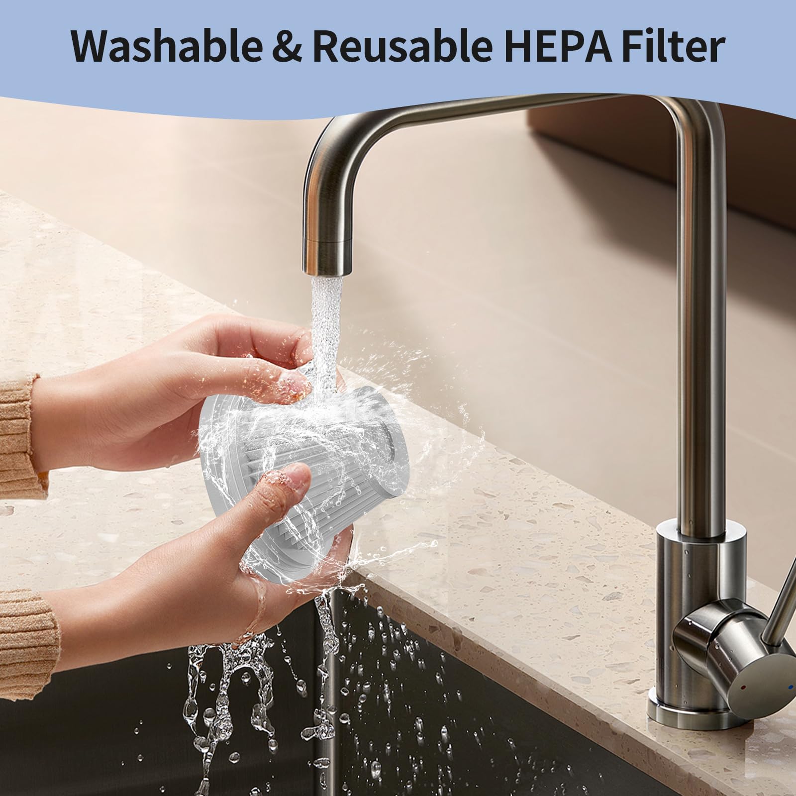 NWDEY Car Vacuum Cleaner High Power 20000Pa – Cordless Handheld Mini Vacuum & Air Duster for Car Detailing, 3-Speed Brushless Motor, 6000mAh Battery, Aspiradora para Carro, Home Office Camping - Medaid International