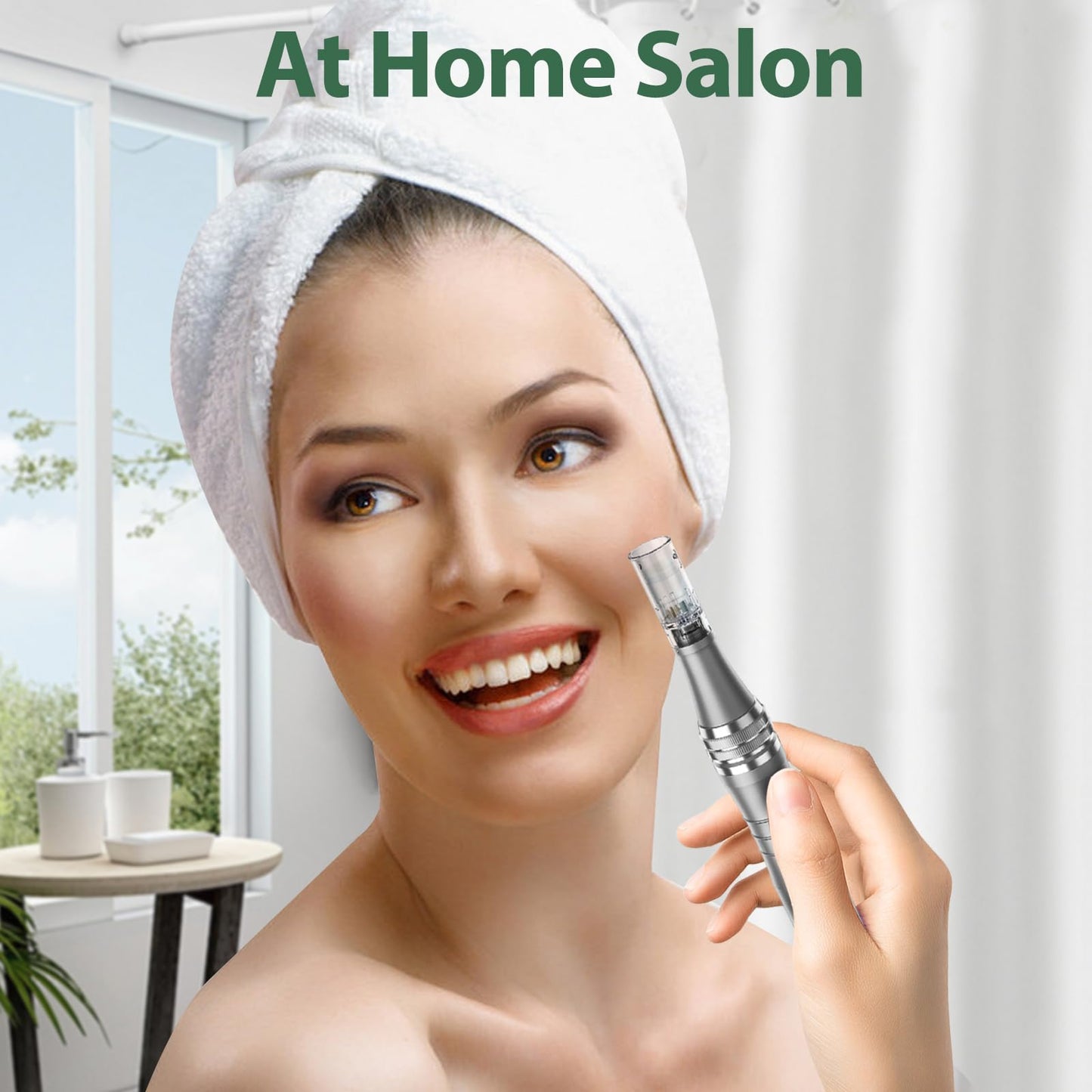 DermaStamp System 0.25mm, Microneedling Stamp Pen, Derma Stamp Pen, Derma Roller Alternative, Microneedle Micro Needle Skin Care for Men Women - Medaid International