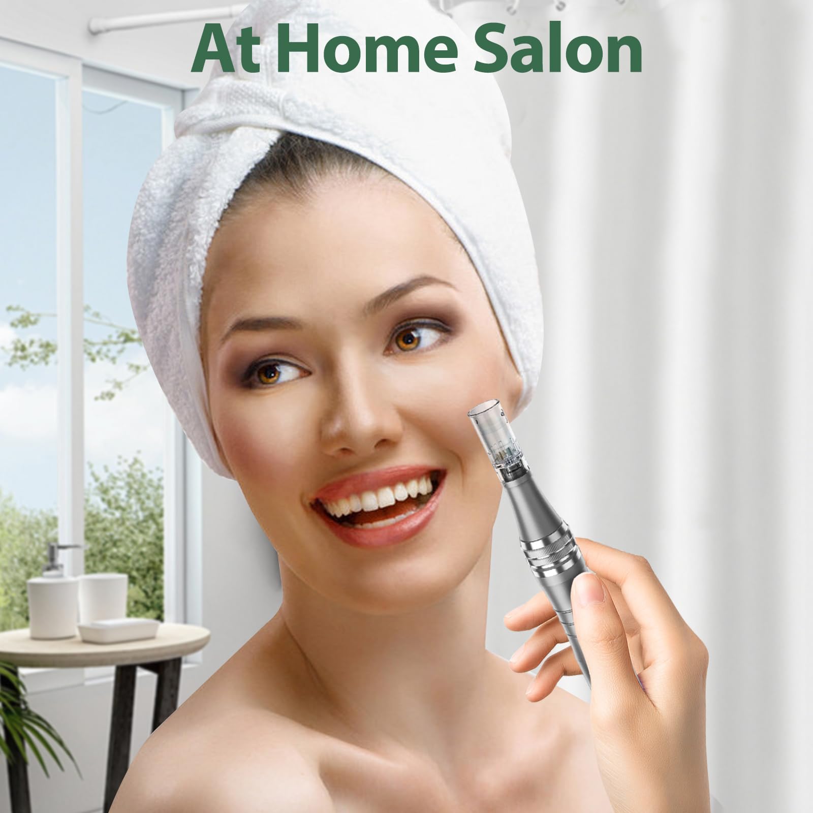 DermaStamp System 0.25mm, Microneedling Stamp Pen, Derma Stamp Pen, Derma Roller Alternative, Microneedle Micro Needle Skin Care for Men Women - Medaid International