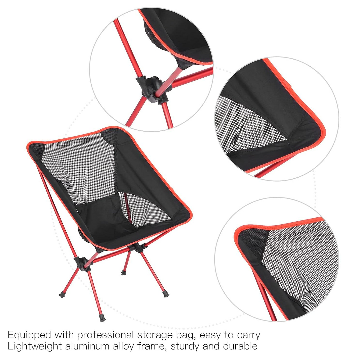Folding Camping Chair ‚Äì Portable Foldable Outdoor Seat - Medaid International