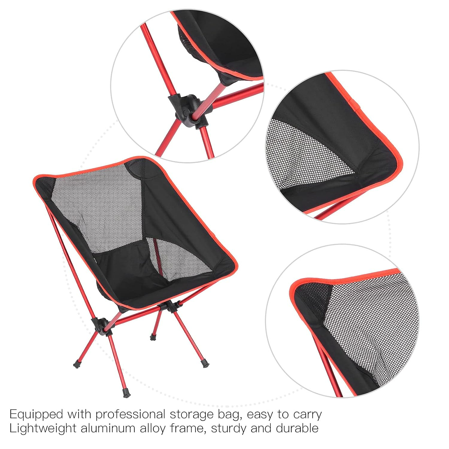 Folding Camping Chair ‚Äì Portable Foldable Outdoor Seat - Medaid International