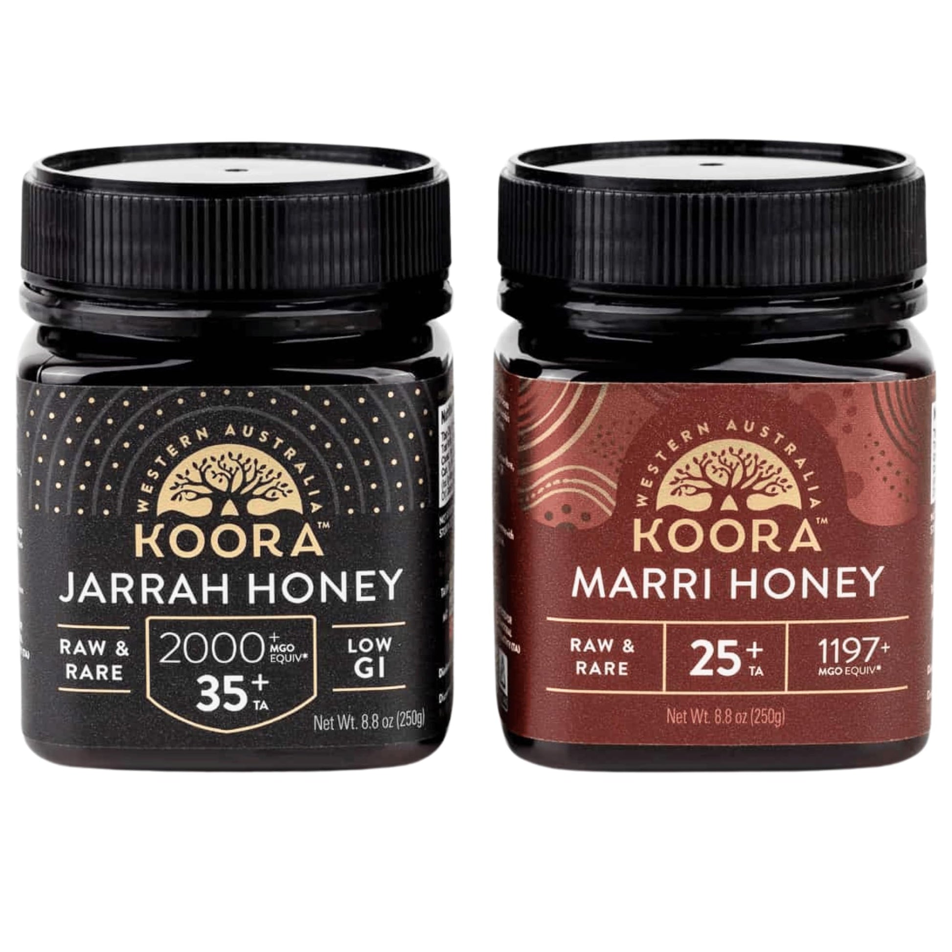 Bundle of Jarrah Honey TA 35+ and Marri Honey TA 25+ (MGO 2000+ and MGO 1197+ Manuka Honey Equivalent) - Medaid International