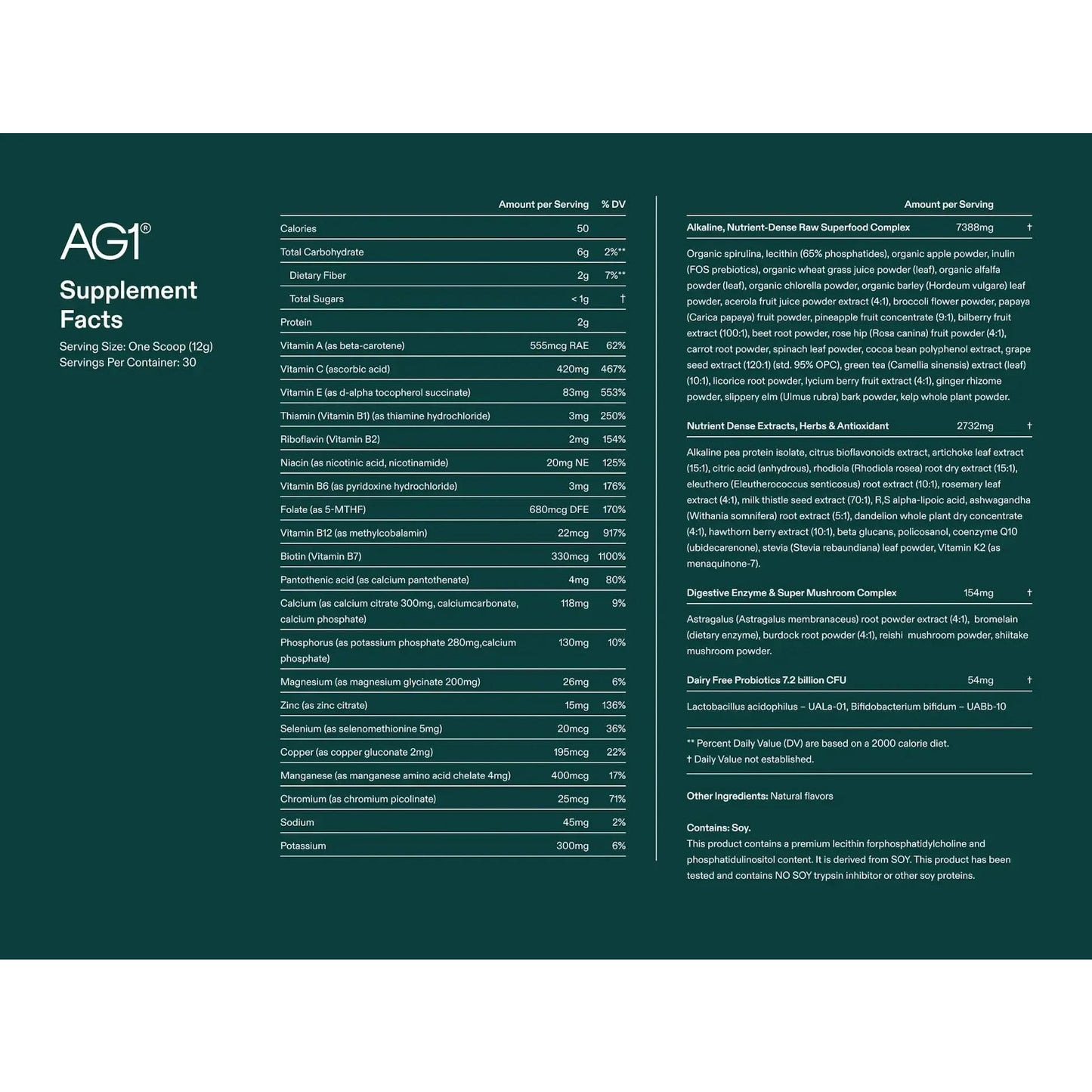 AG1 Greens Powder Supplement | Improve Gut Health | Multivitamin, Probiotic, Gluten Free, Vegan and Keto Friendly | Shaker & Scoop Included | 75 Vitamins (Athletic Greens), Classic Formula - Medaid International