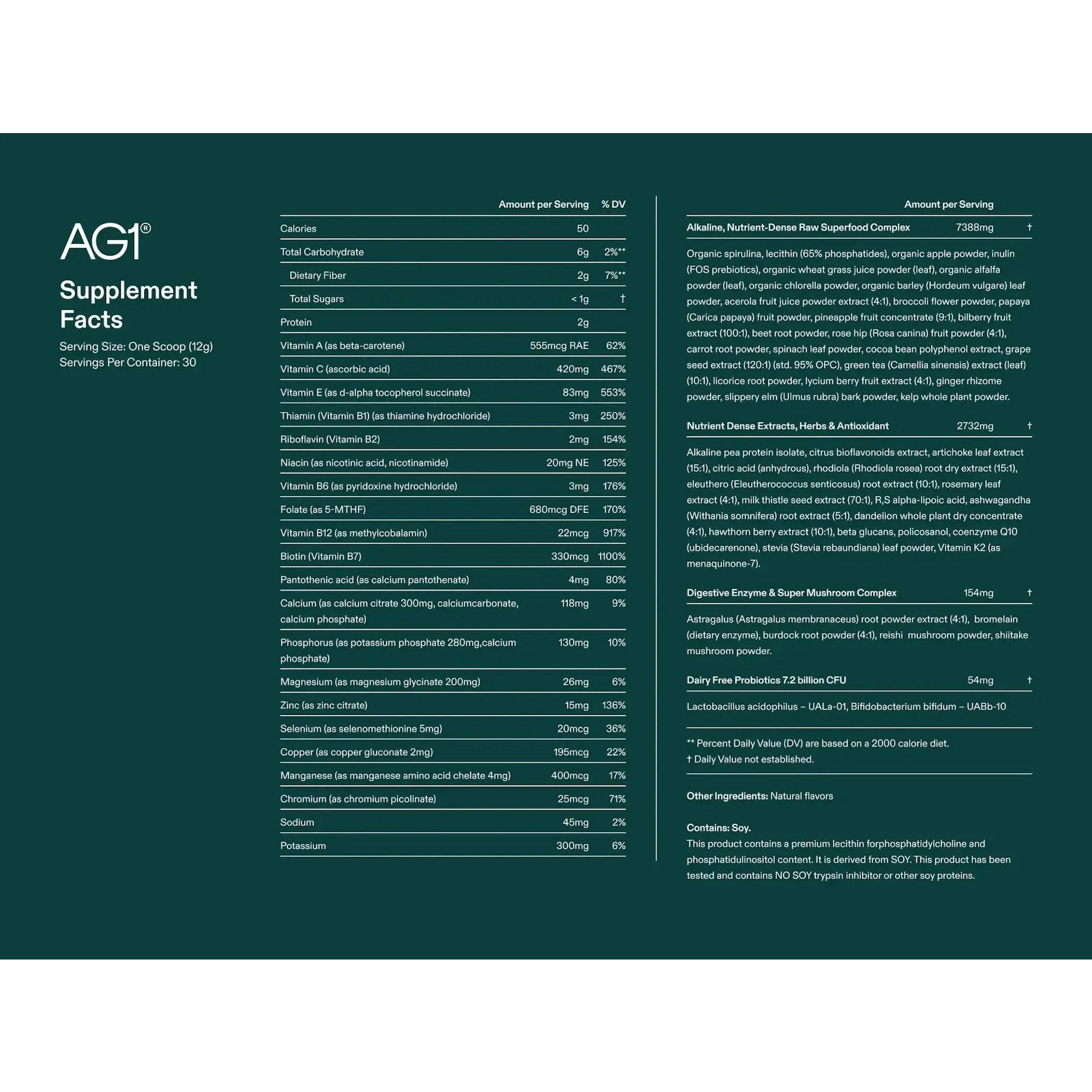 AG1 Greens Powder Supplement | Improve Gut Health | Multivitamin, Probiotic, Gluten Free, Vegan and Keto Friendly | Shaker & Scoop Included | 75 Vitamins (Athletic Greens), Classic Formula - Medaid International