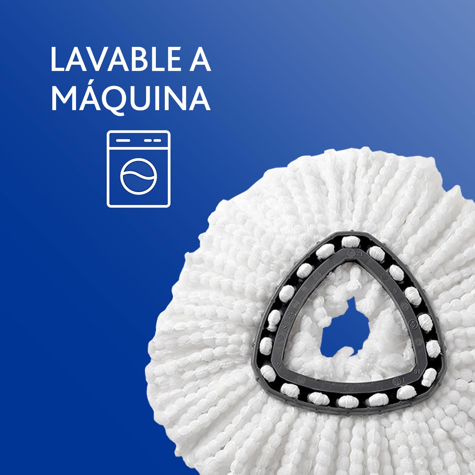 Vileda Easy Wring and Clean Microfibre Mop and Bucket with Power Spin Wringer - Medaid International