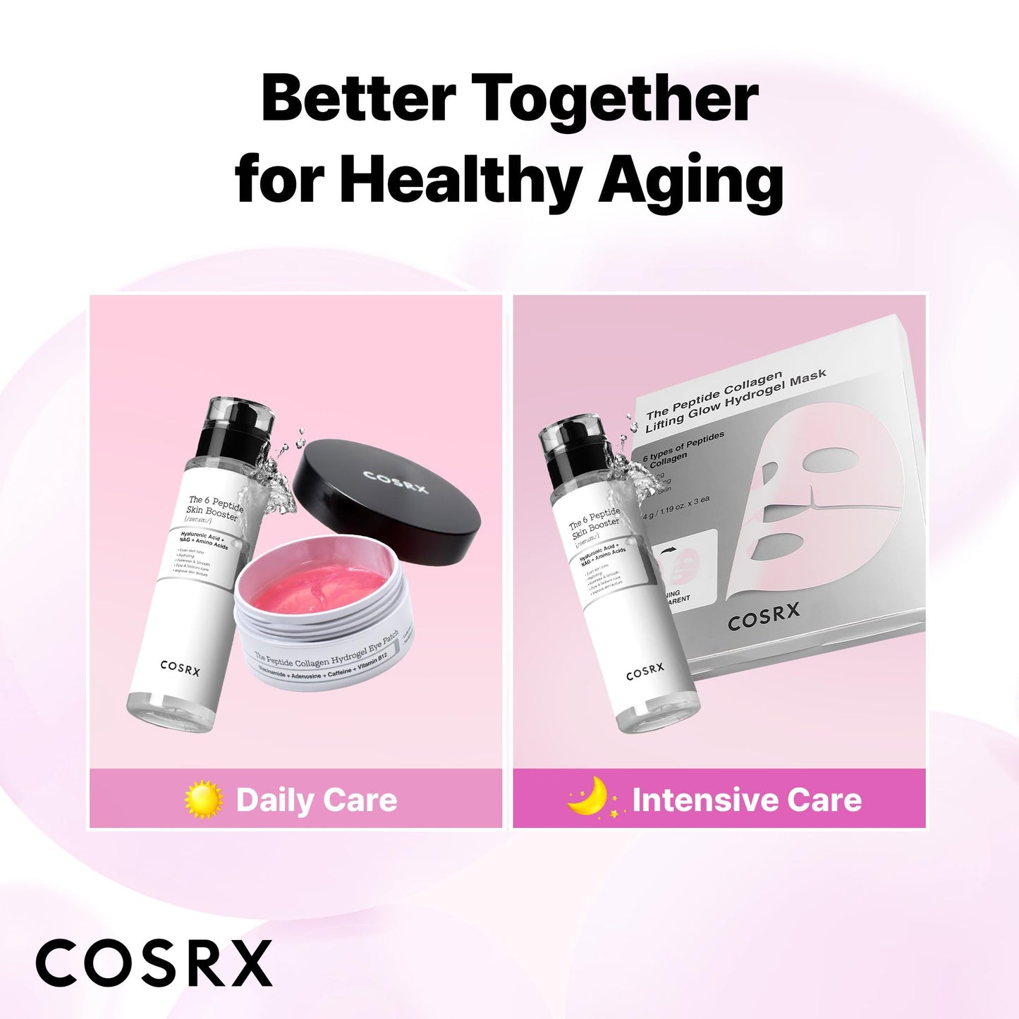 COSRX 6X Peptide Collagen Booster Toner Serum with Copper Peptides, Niacinamide & Hyaluronic Acid Skin Renewal Boosting Facial Essence for All Skin Types, Korean Skin Care, 150mL/5.07 Fl.Oz - Medaid International