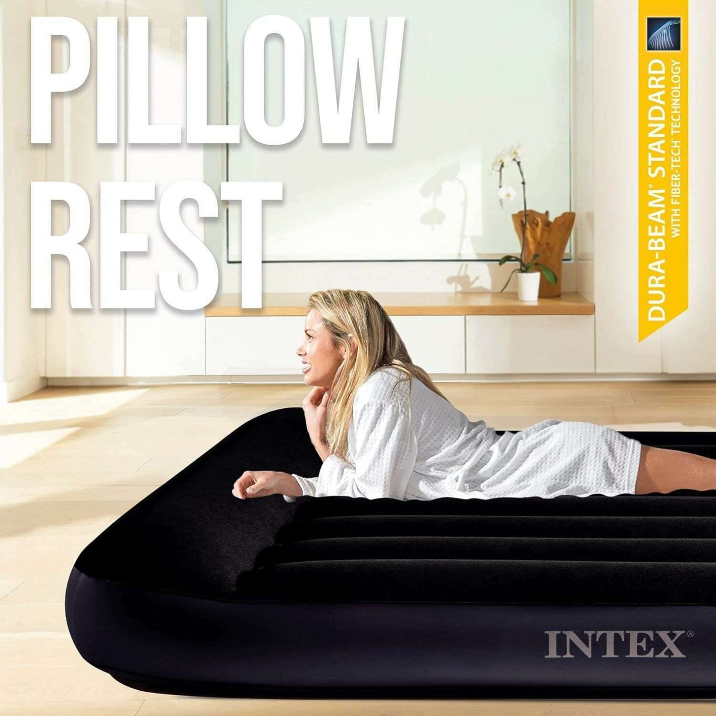 Dura Beam Pillow Classic Airbed with Built-in Pump - Medaid International