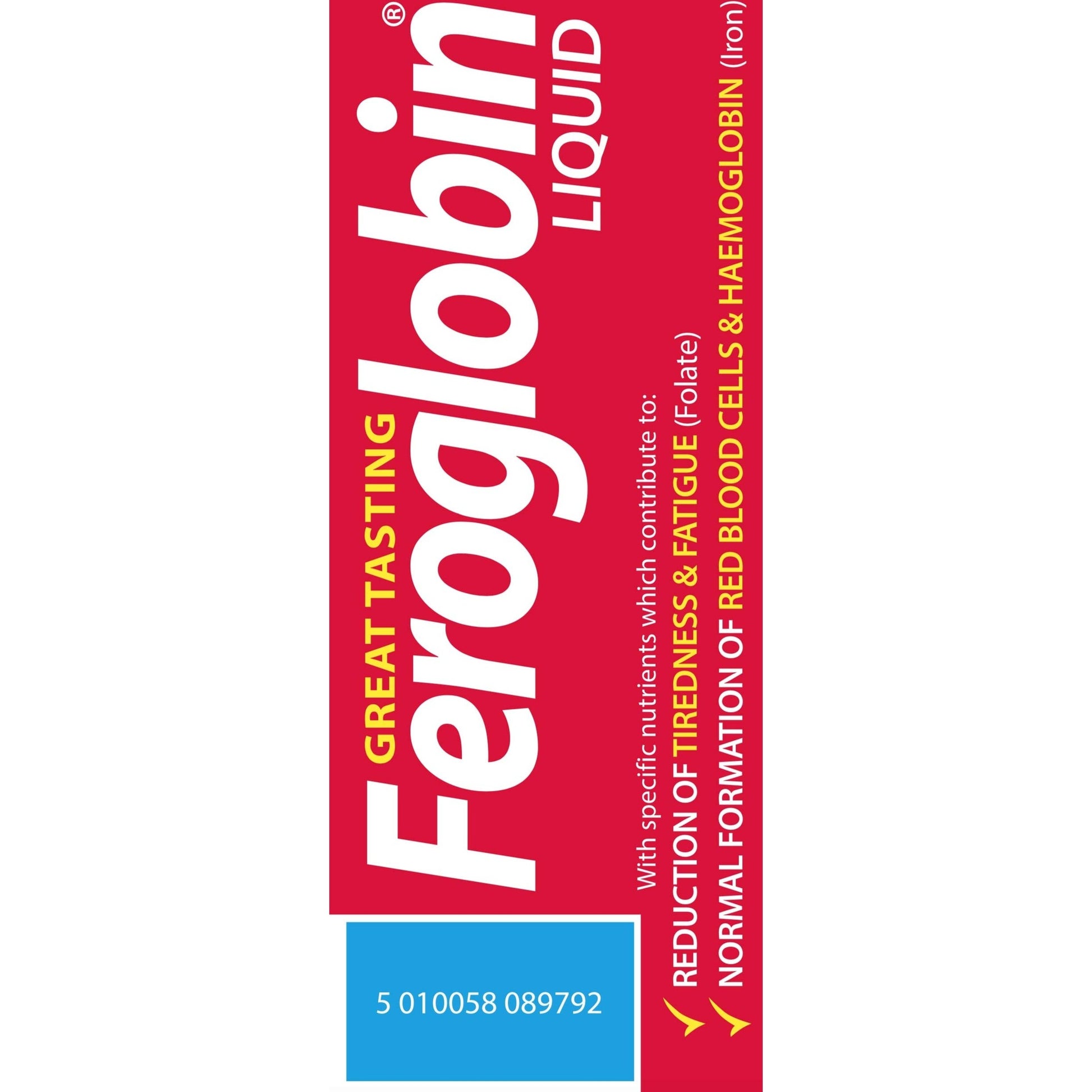 Feroglobin Gentle Iron and Nutrient Liquid - Reduce Tiredness and Fatigue | Maintain Health and Vitality | Natural Iron Source - Medaid International