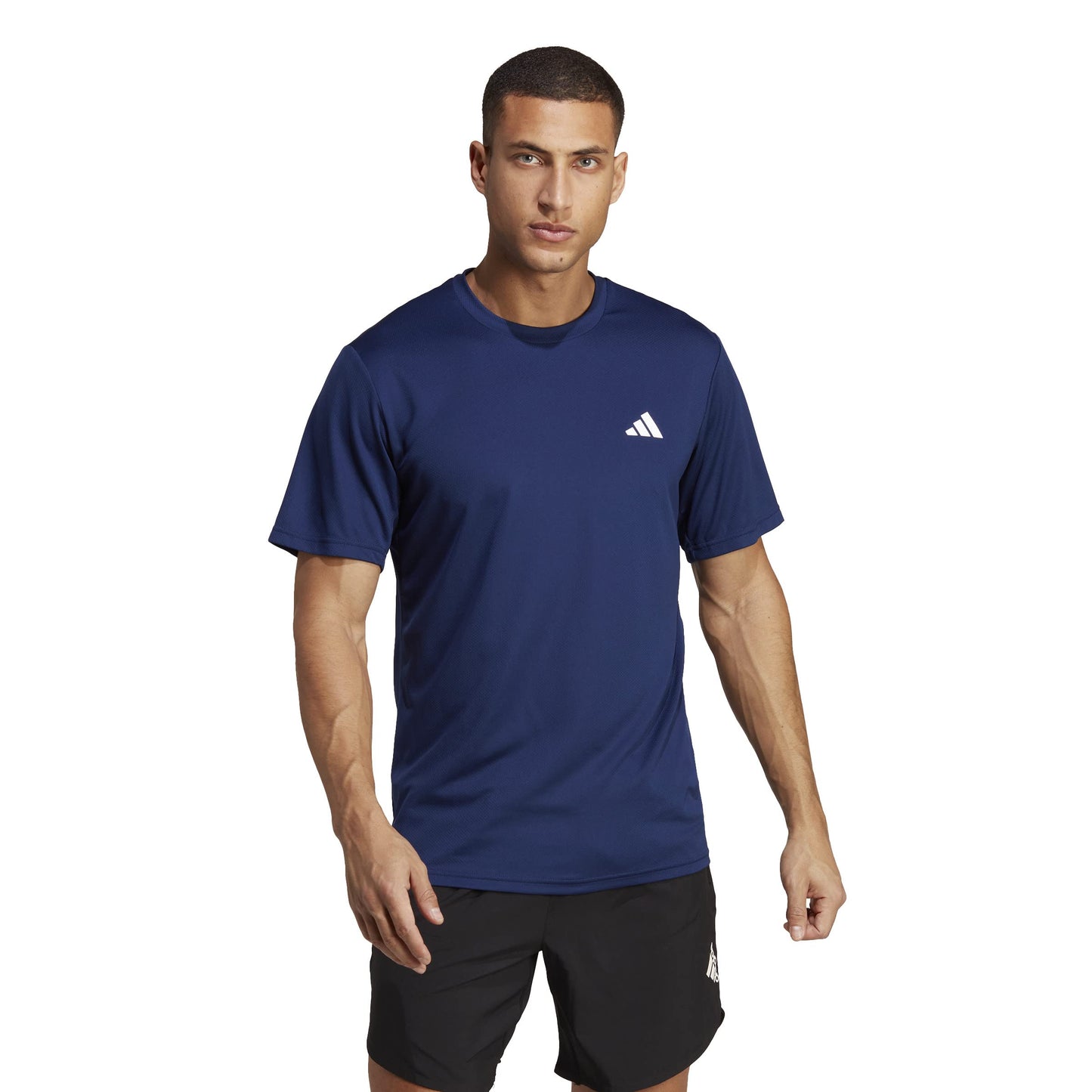 adidas Mens Train Essentials Training T-Shirt, Dark Blue / White, Medium - Medaid International