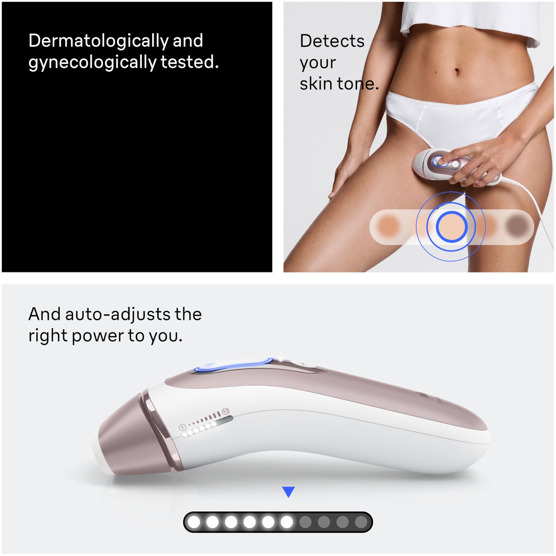 Braun Smart IPL, Skin i·Expert Pro 7: at Home Laser Hair Removal for Women and Men, Permanent Visible Hair Reduction, with Free App, Vanity Case, Venus Razor, 2 Smart Heads, Facial Trimmer, IPL7219 - Medaid International