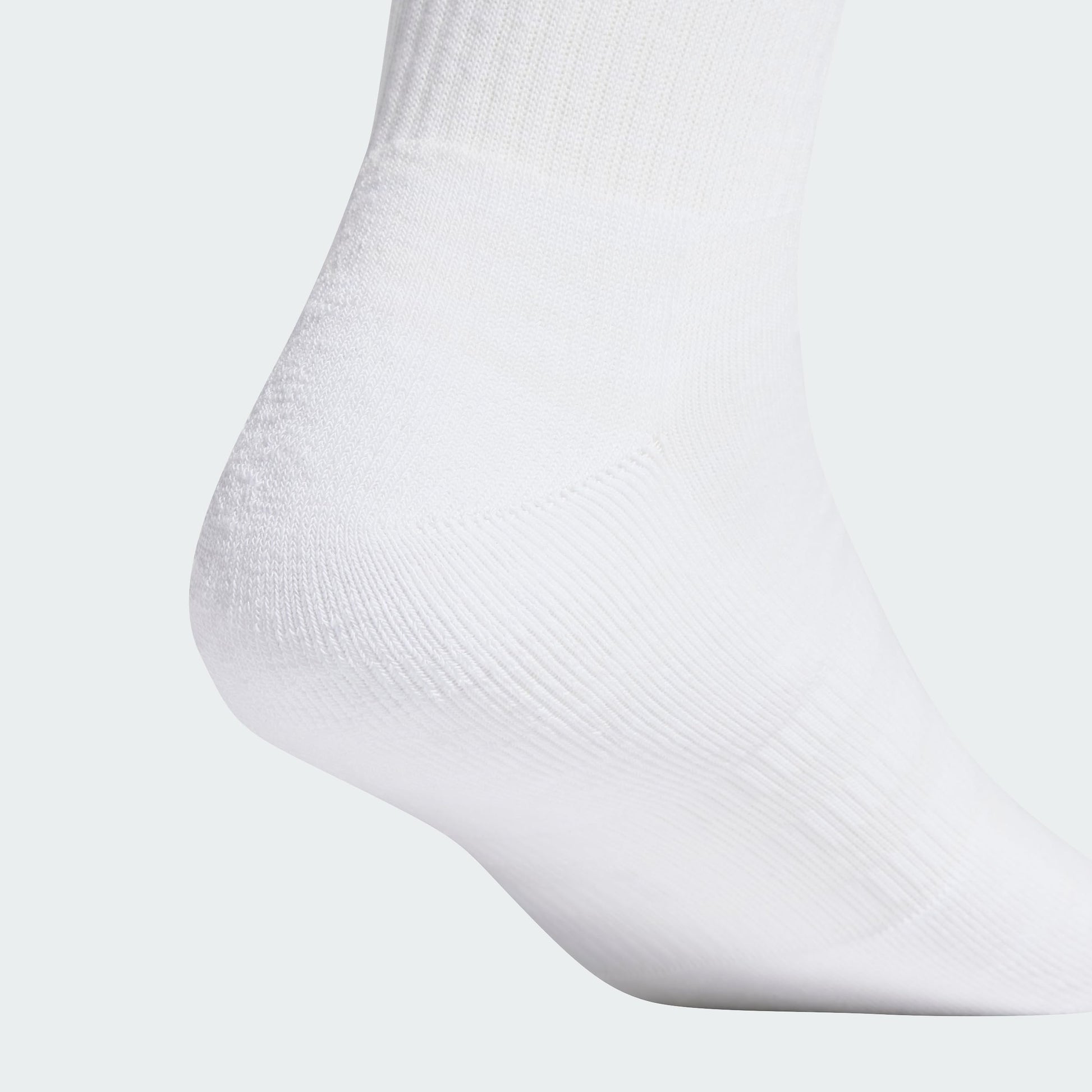 Adidas EBB96 Men's Cushioned Crew Socks, Set of 3, white/black (HT3446) - Medaid International