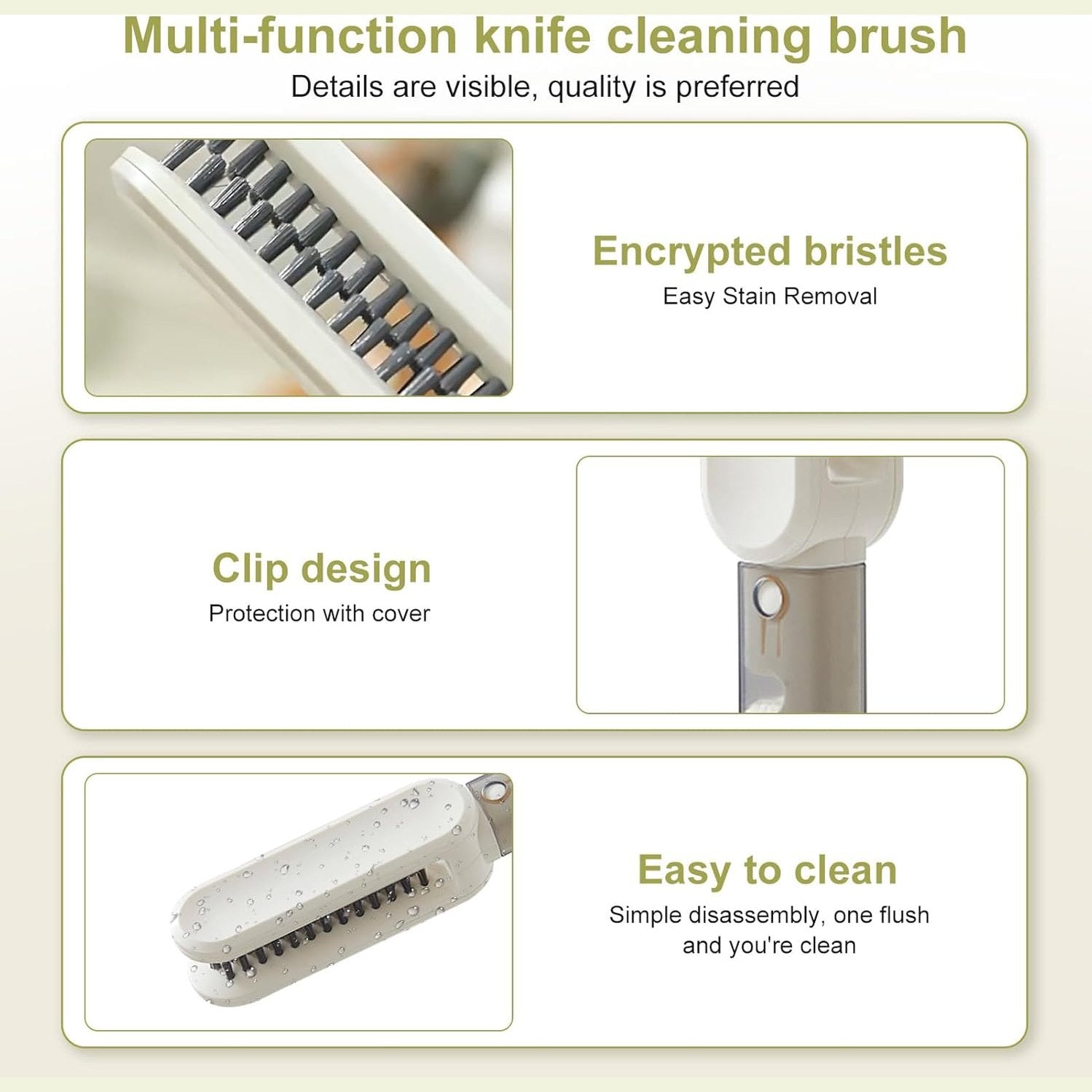 Multifunctional Cutlery Cleaning Brush - Medaid International