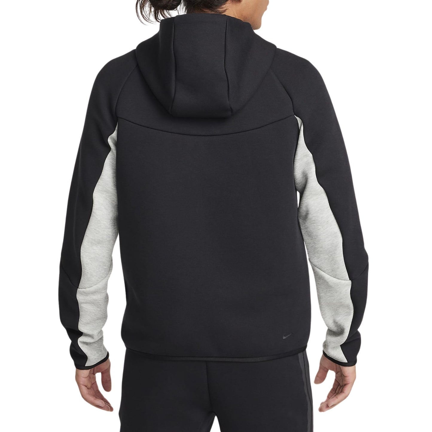Nike Tech Men's Full-Zip Windrunner Hoodie (HV0949-011, Black/Dark Grey Heather/Black) Size Small - Medaid International