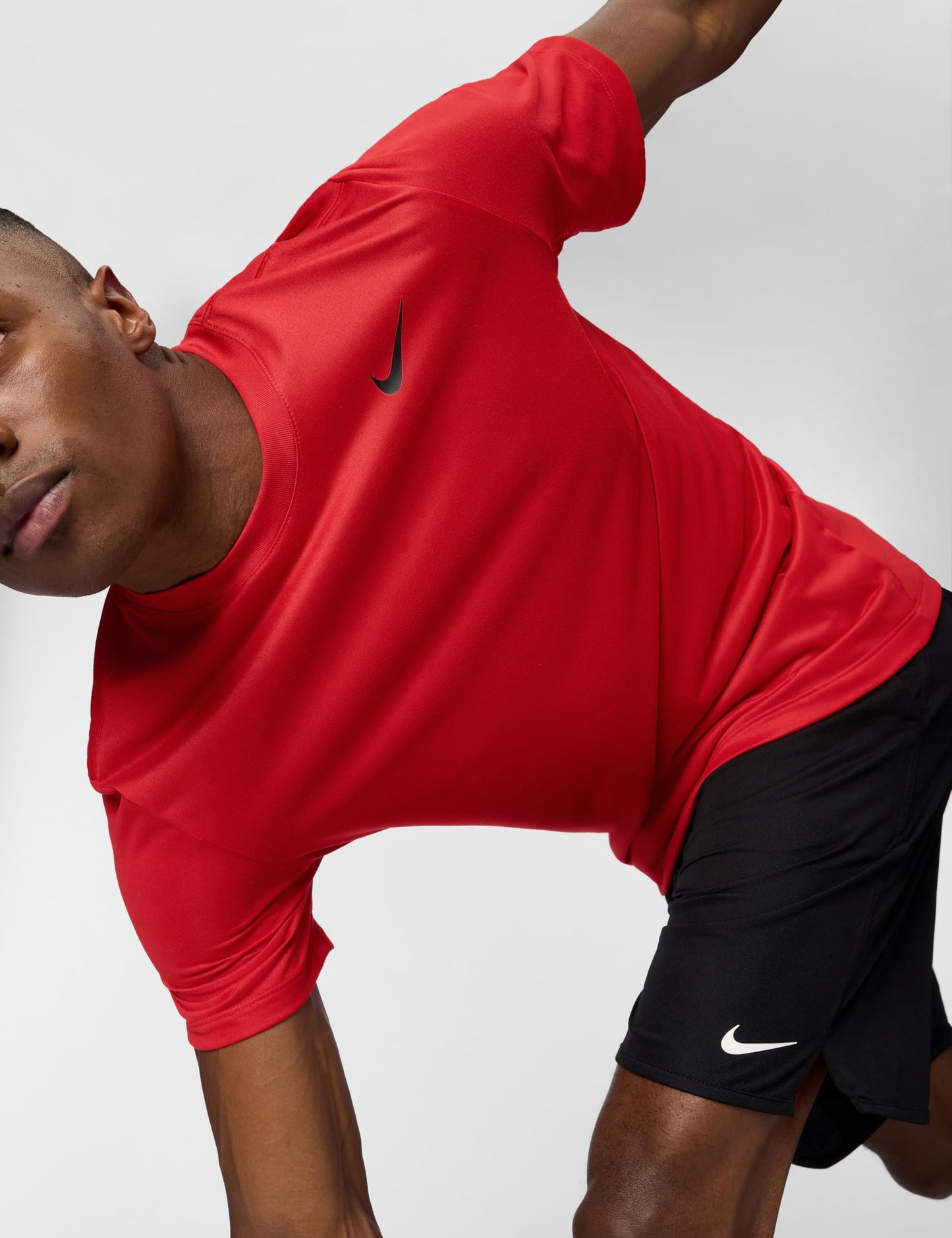 Nike Men's Dri-Fit Legend Fitness T-Shirt, University Red/Black, XX-Large - Medaid International