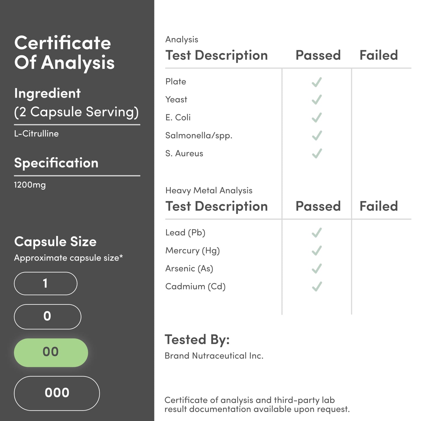 L Citrulline Capsules 1,200mg Per Serving, 210 Count (L-Citrulline Increases Levels of L-Arginine, Acts as a Nitric Oxide Booster) Muscle Recovery Supplement to Improve Muscle Pump by Double Wood - Medaid International