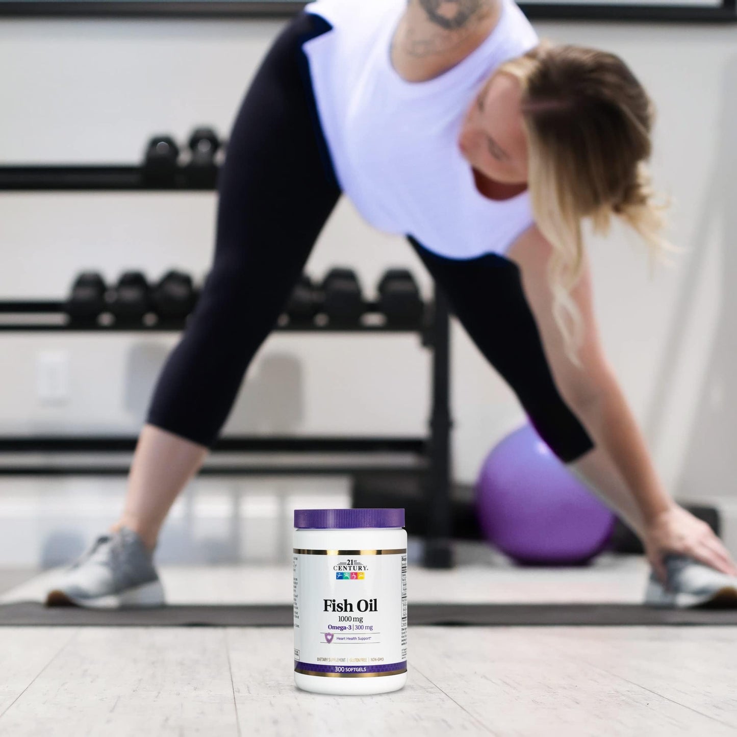 21st Century Fish Oil 1000 mg Softgels, 300 Count - Medaid International