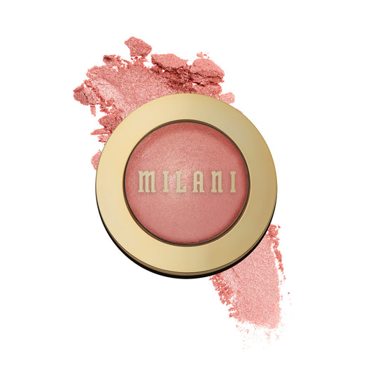 Milani Baked Blush, Powder Blush for Cheeks, Cruelty Free Makeup - Shape, Contour & Highlight Face for a Shimmery or Matte Finish -Petal Primavera - Medaid International